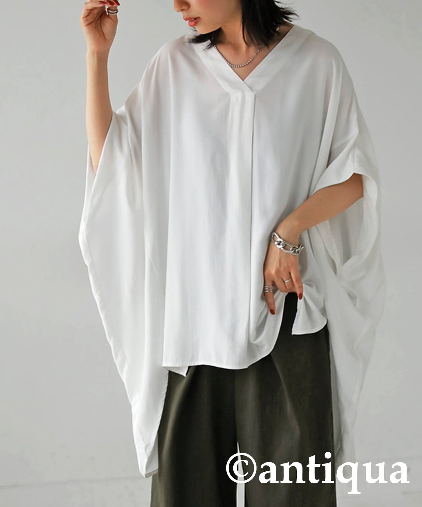 Ladies dolman sleeve wide tops