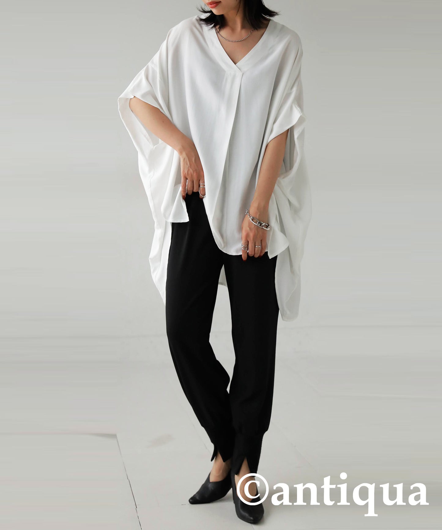 Ladies dolman sleeve wide tops