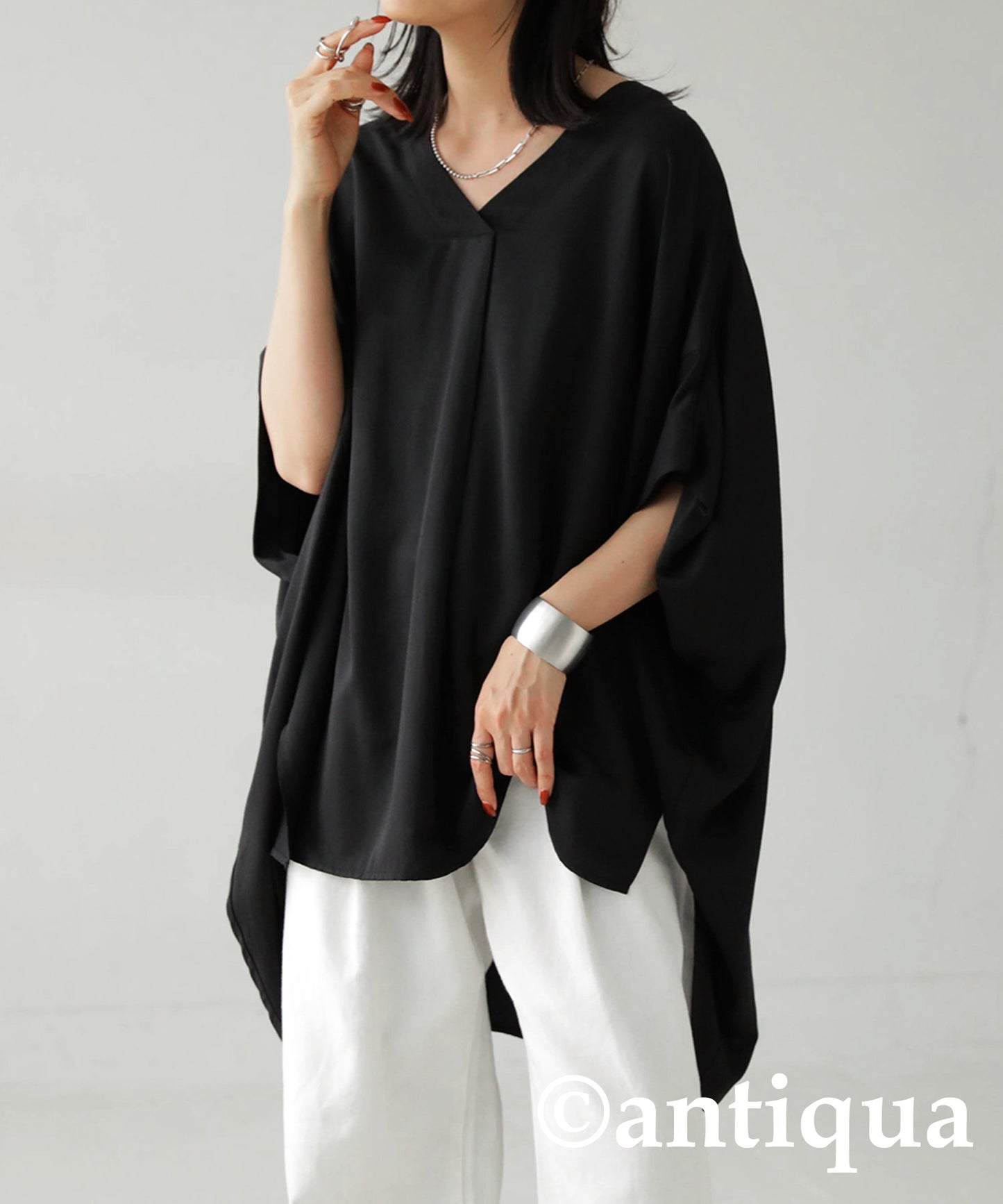 Ladies dolman sleeve wide tops