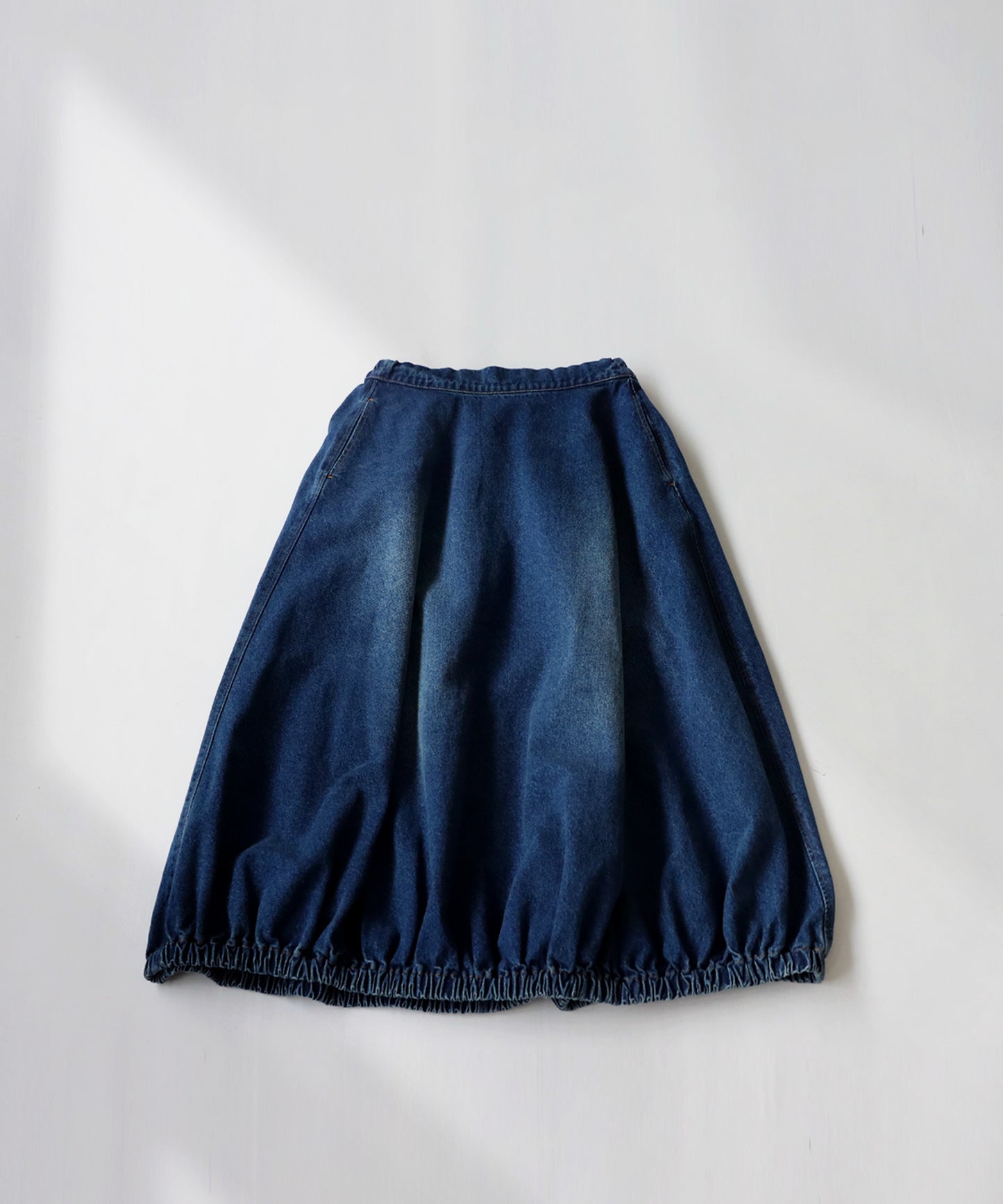 Balloon Denim Skirt Ladies