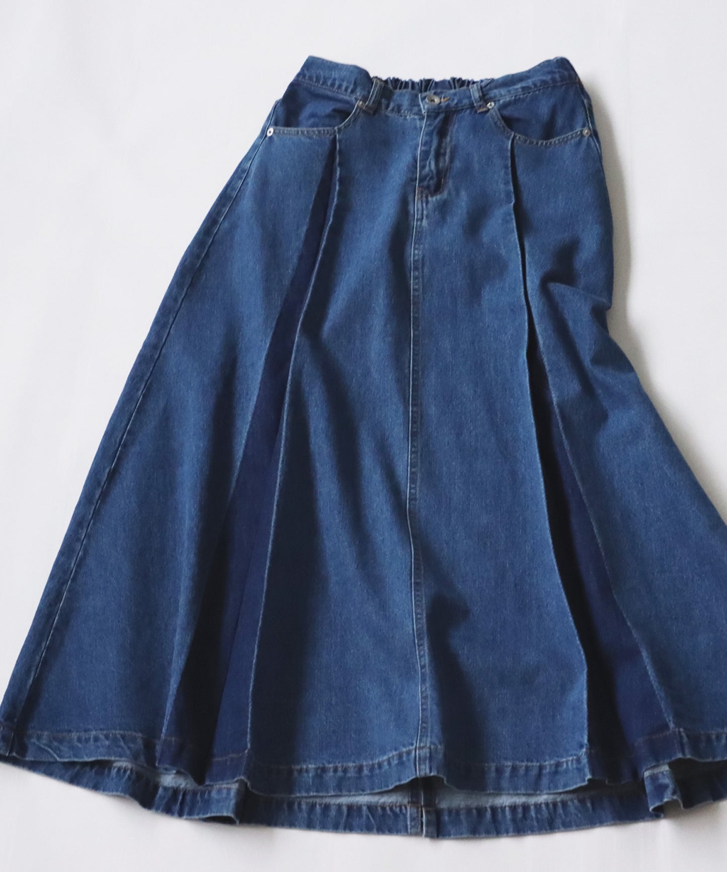 100% cotton denim skirt Ladies