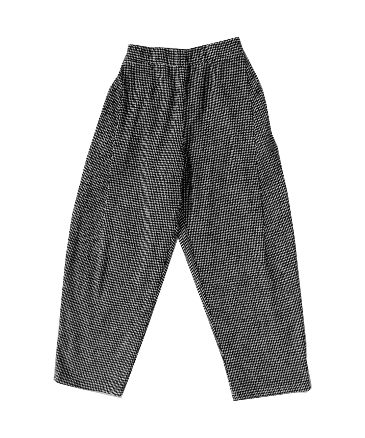 Houndstooth pattern Tapered pants Ladies