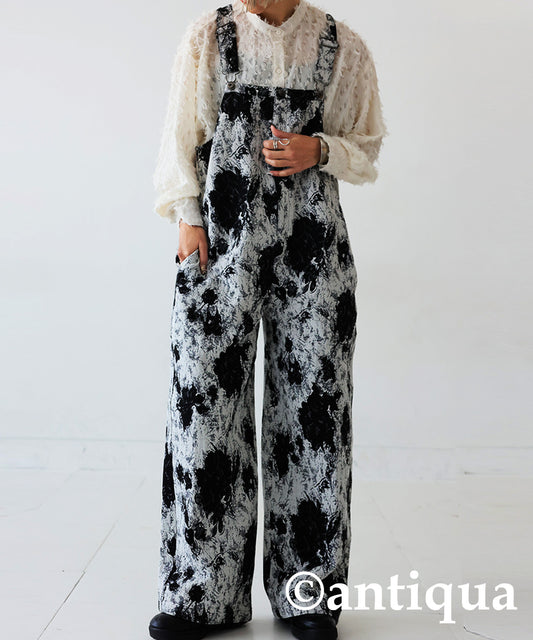 Floral Jacquard Salopet Ladies
