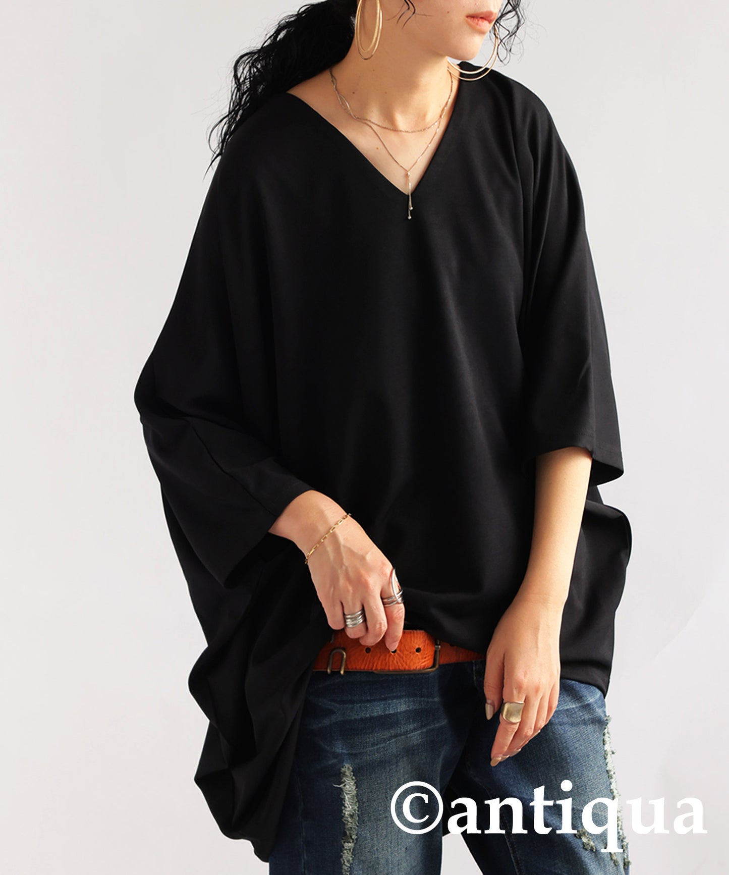 Asymmetric Design Tops Ladies