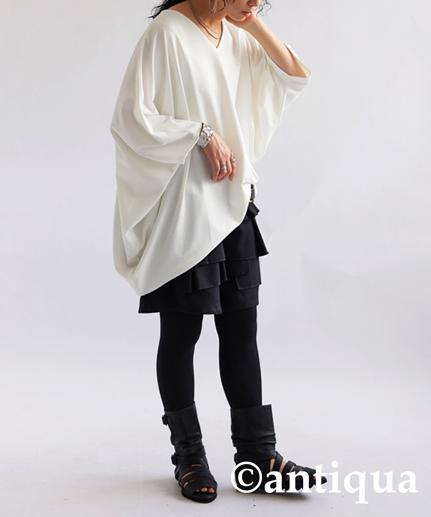 Asymmetric Design Tops Ladies