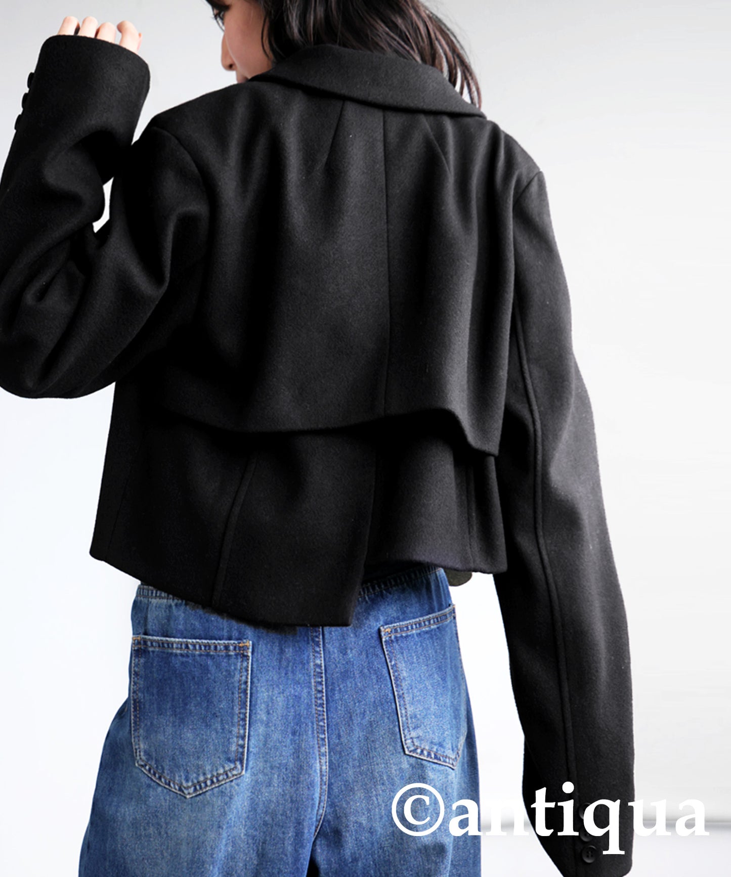 Asymmetric Short Jacket Ladies