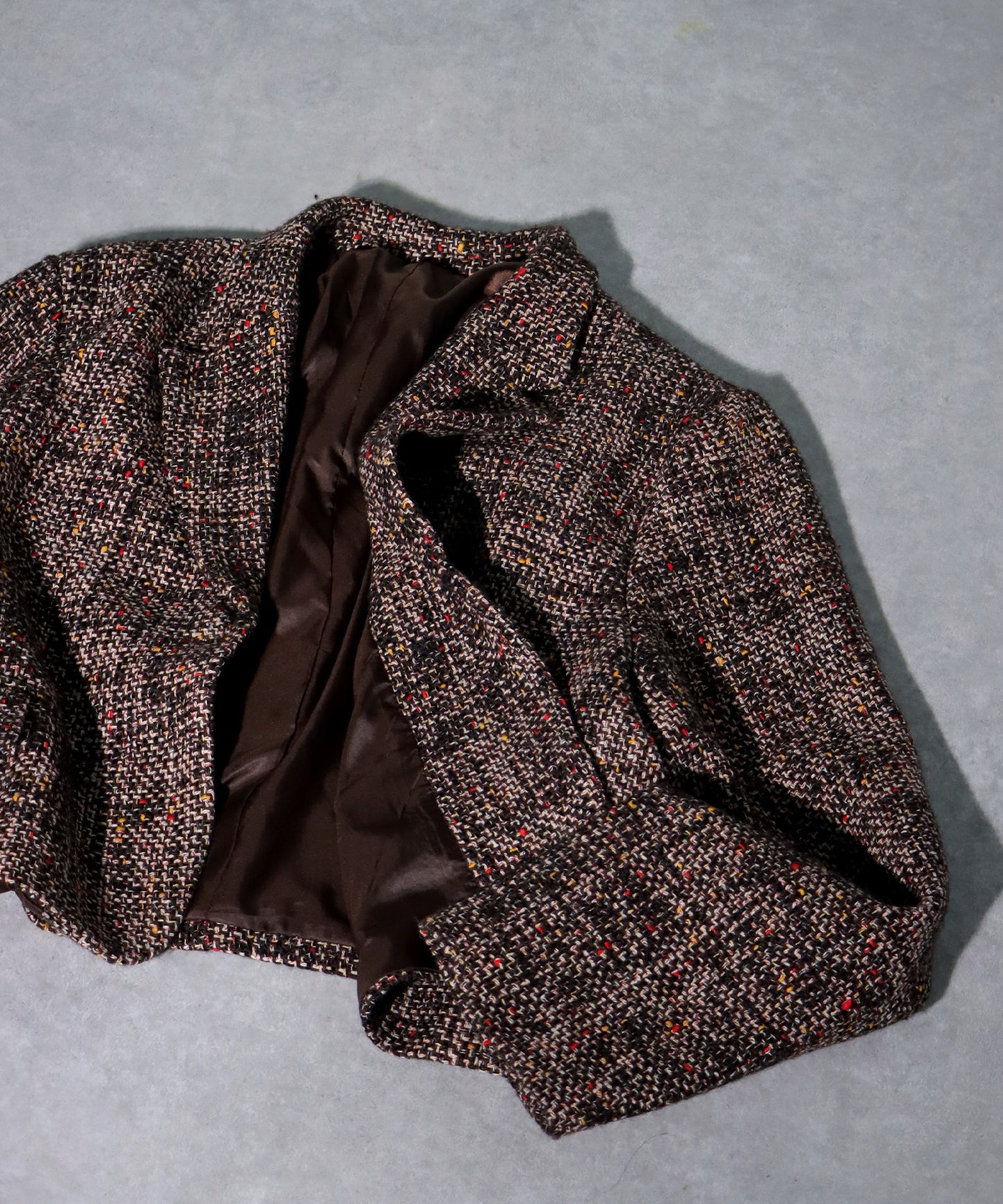 Tweed Short Jacket Ladies