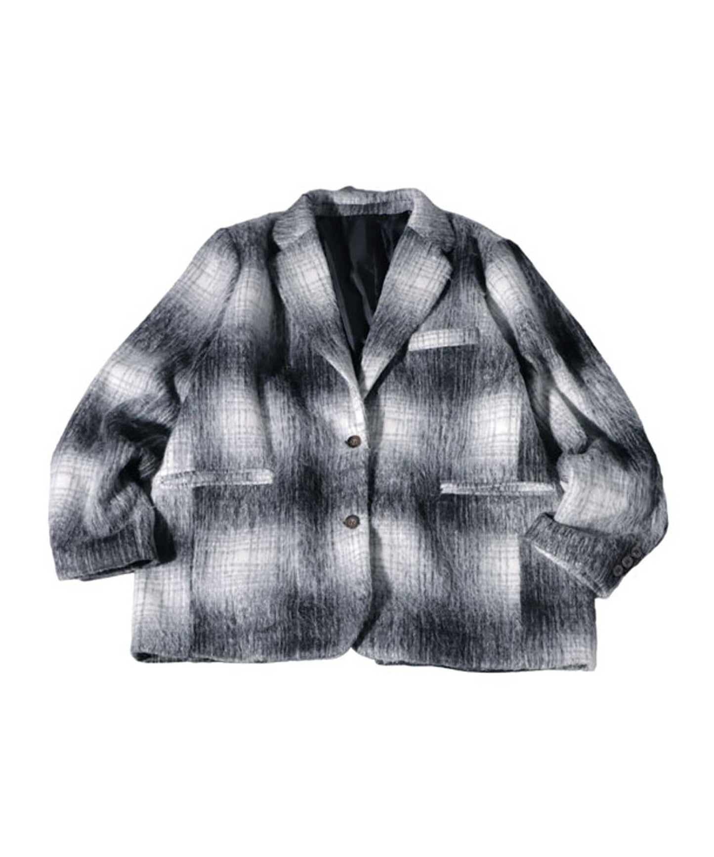 Plaid Tailored Coat Ladies