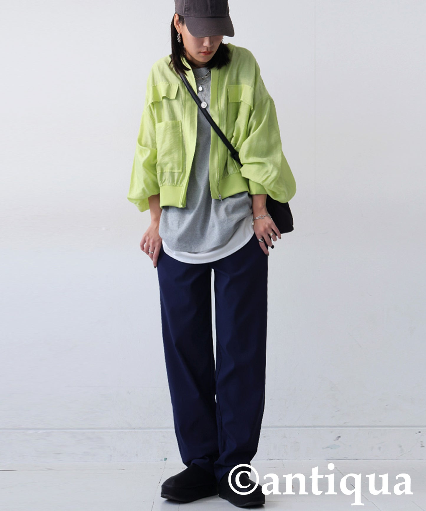 Sheer Blouson Ladies