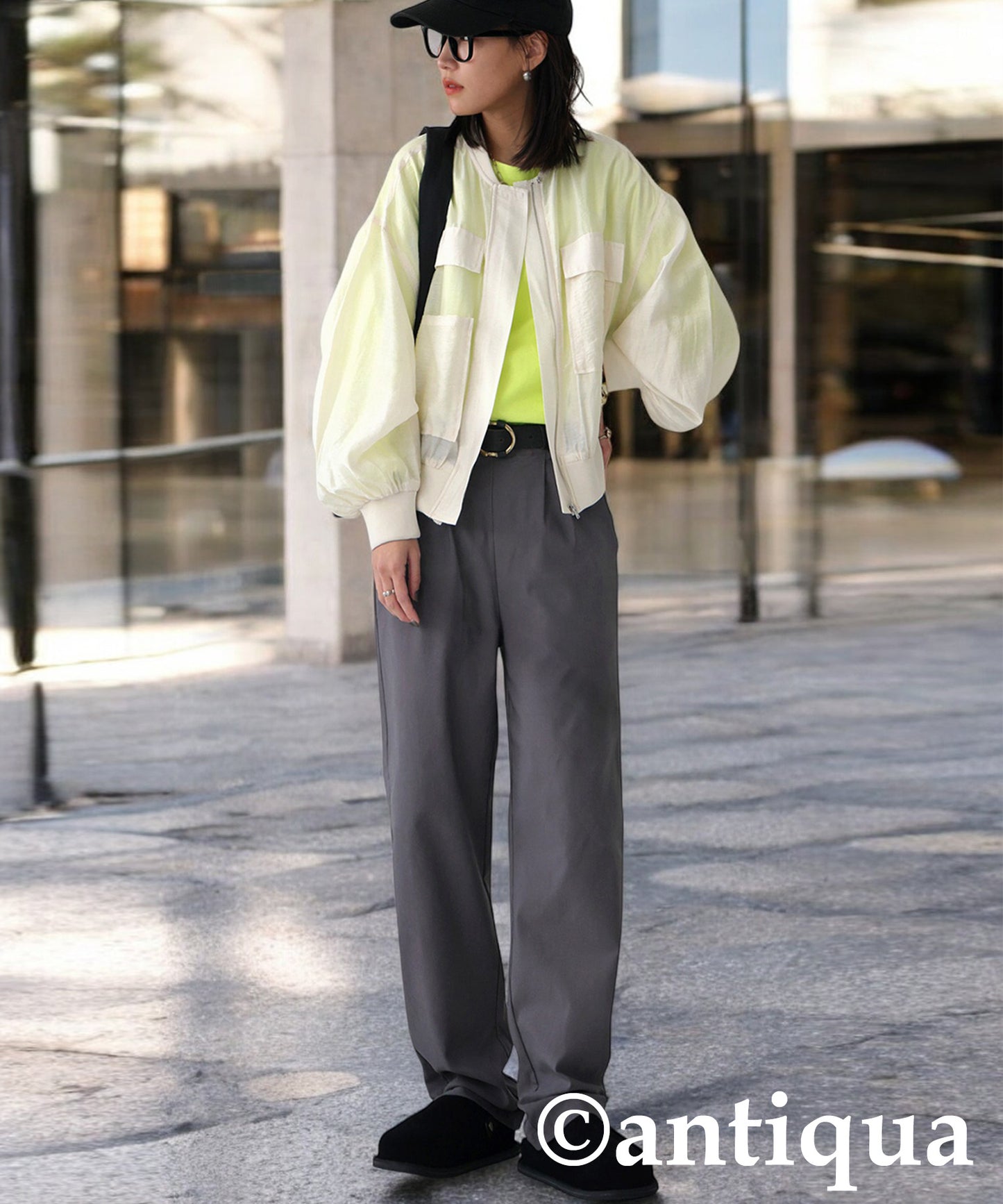 Sheer Blouson Ladies