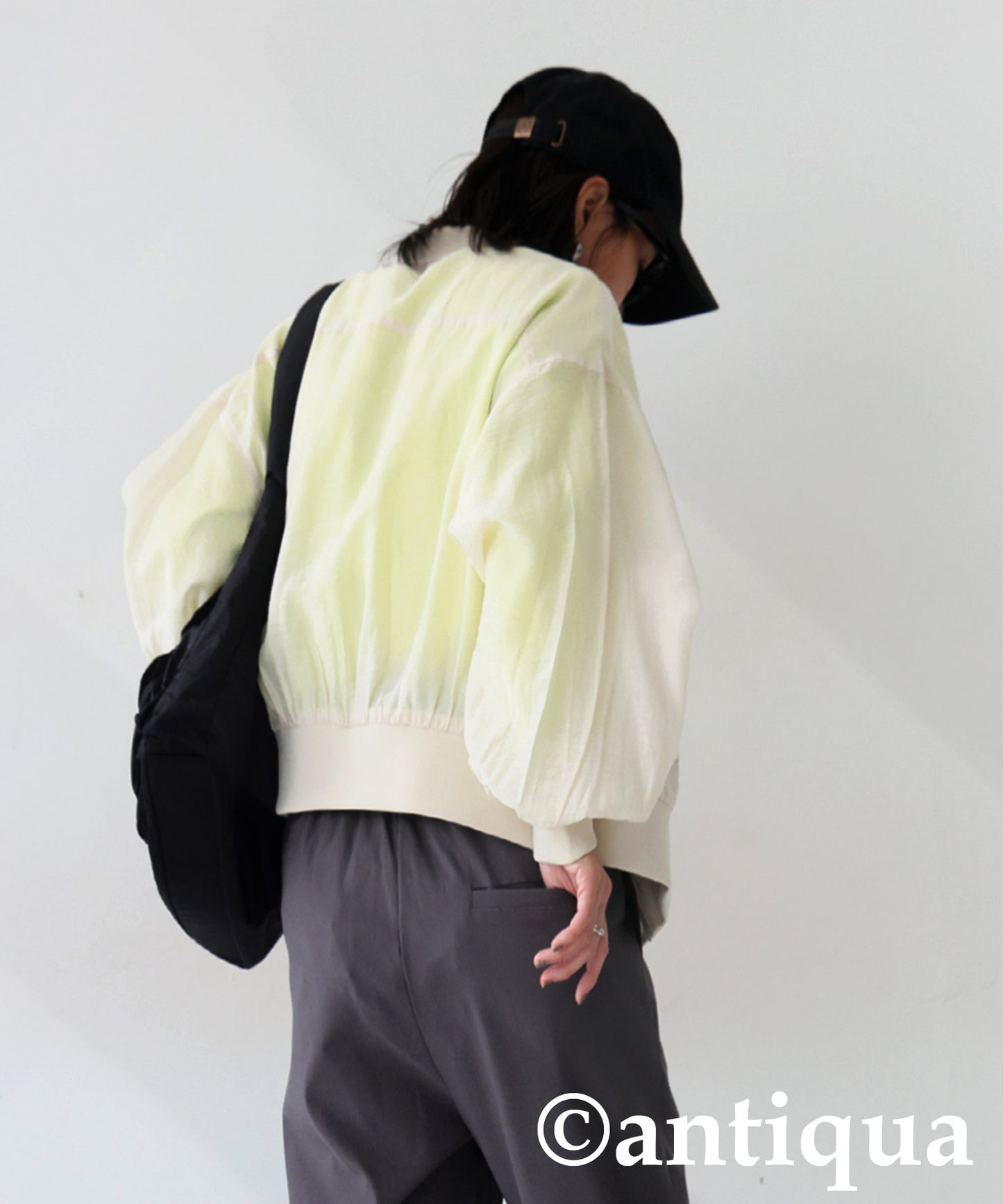 Sheer Blouson Ladies