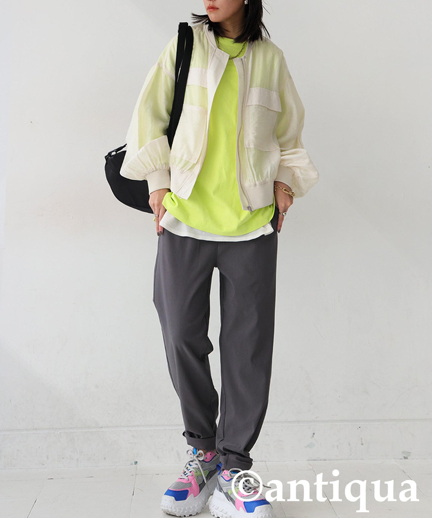 Sheer Blouson Ladies