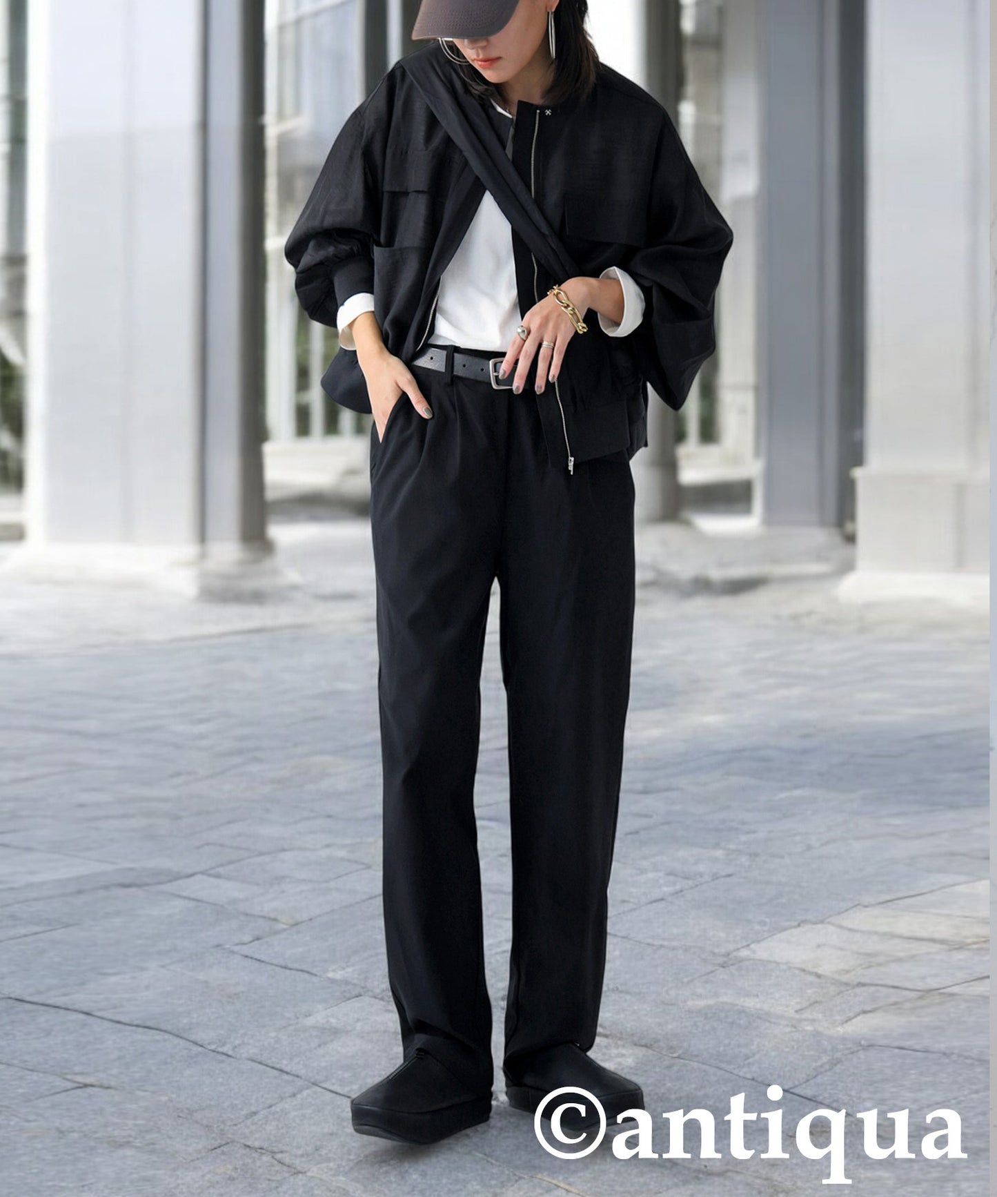 Sheer Blouson Ladies