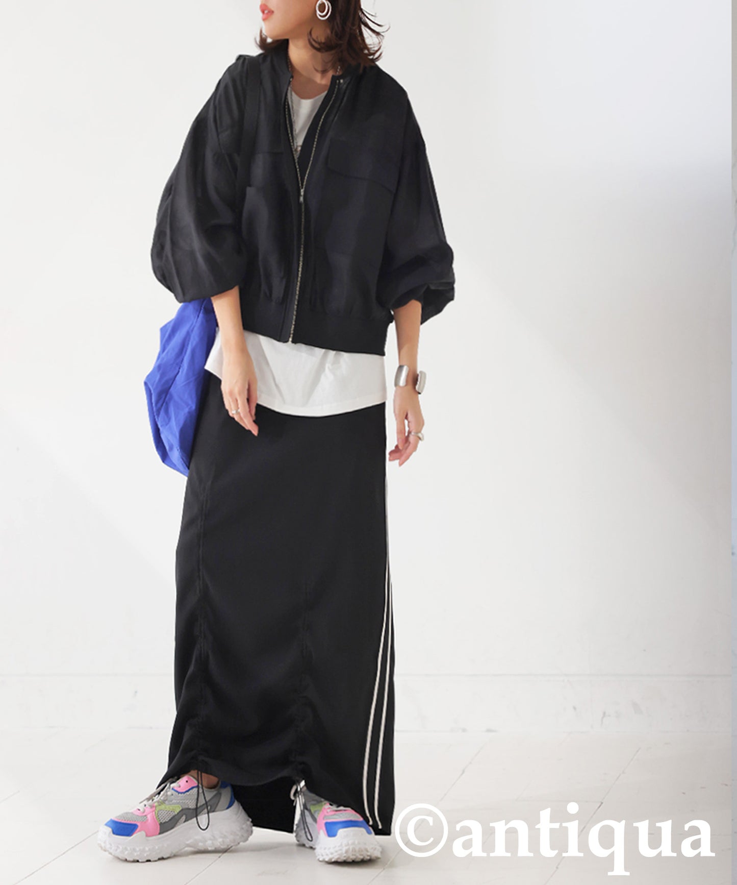 Sheer Blouson Ladies