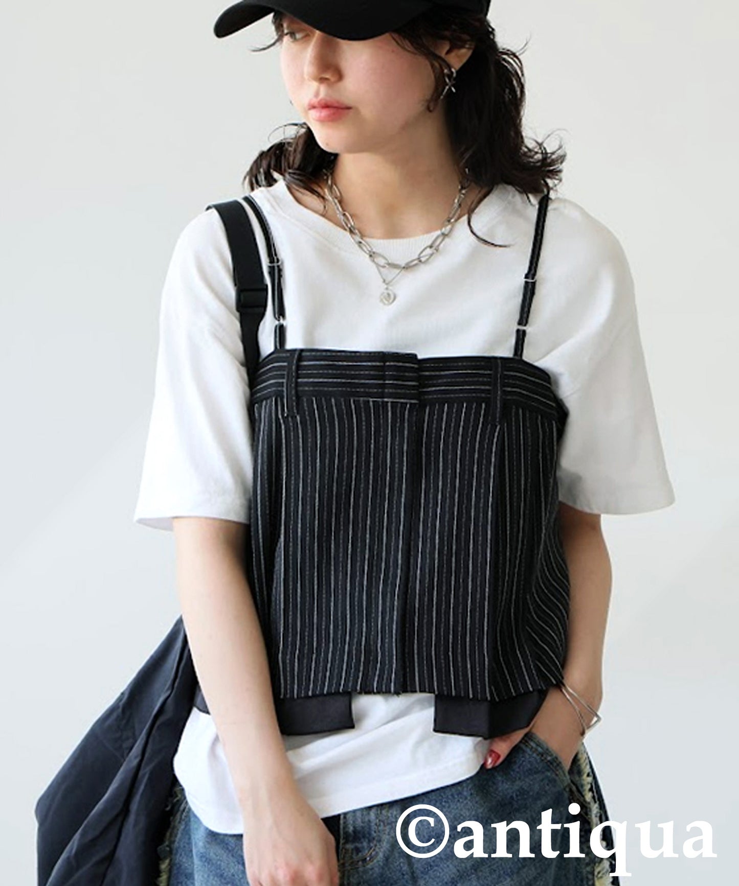 Ladies Striped Cami Bustier