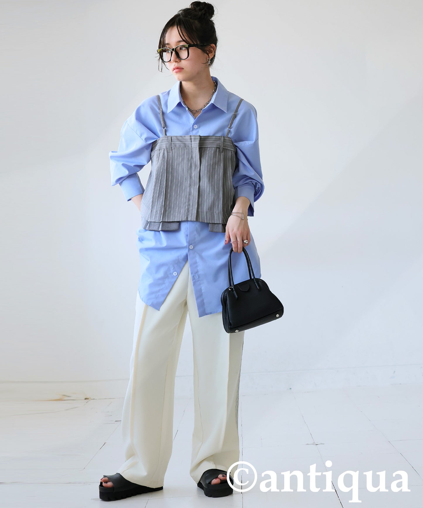 Ladies Striped Cami Bustier