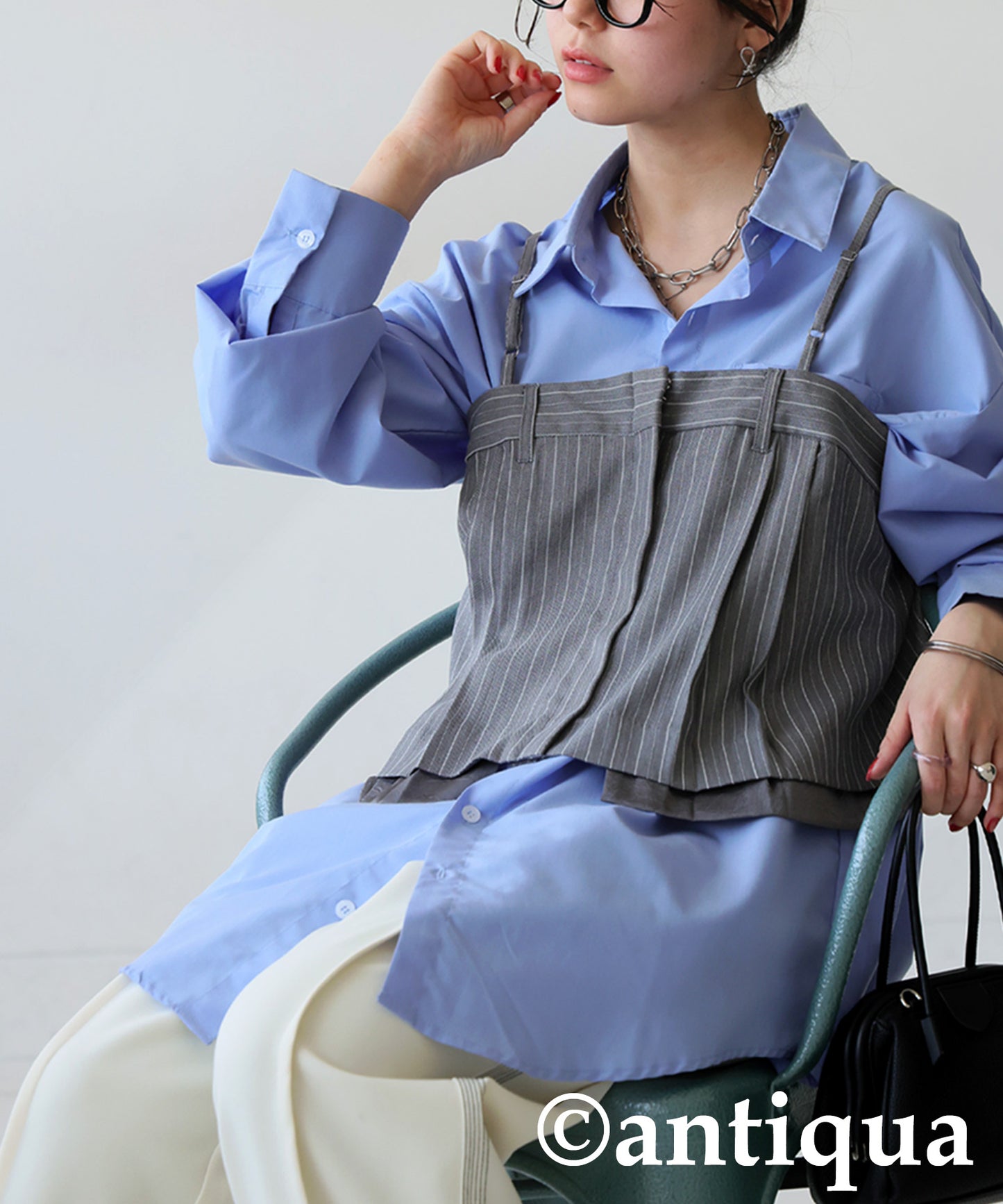 Ladies Striped Cami Bustier