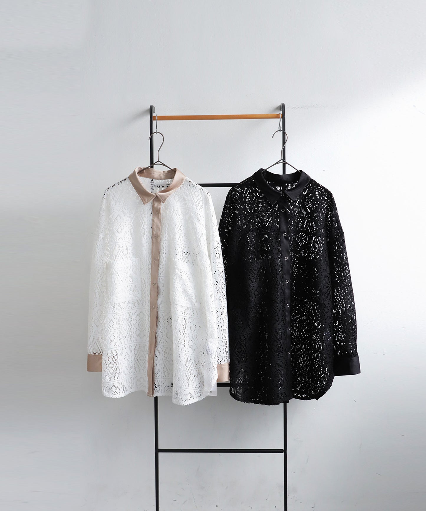 Ladies Block Lace Shirt