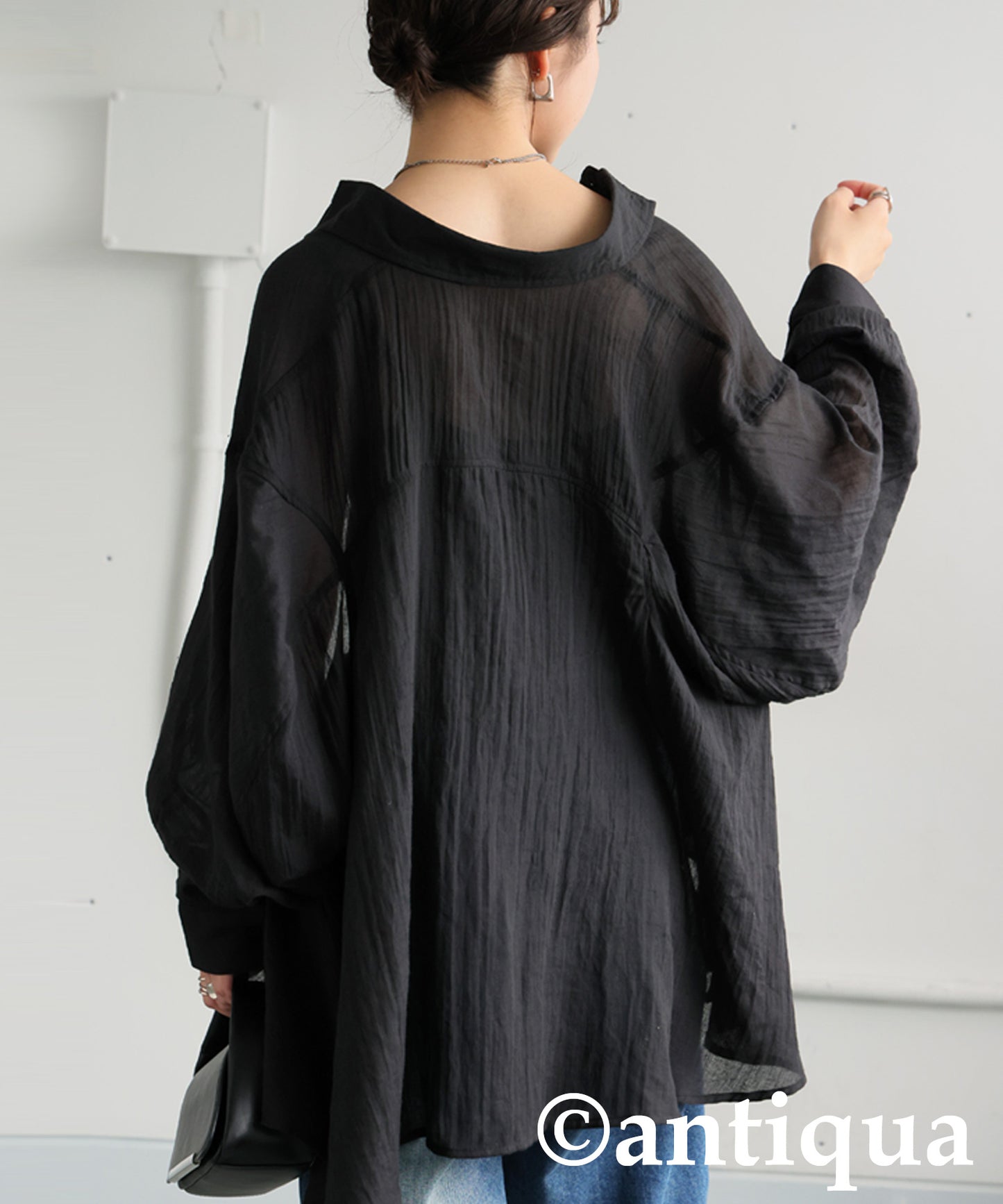 Ladies Fluffy Gauze Shirt