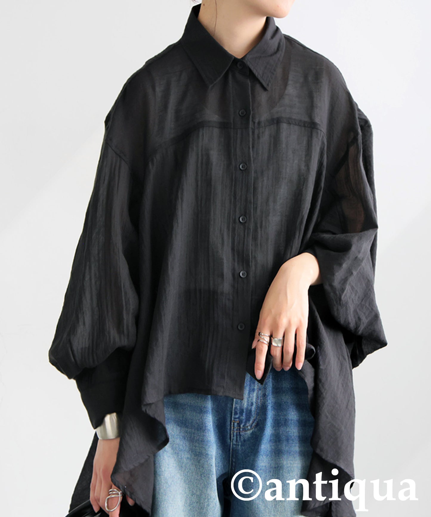 Ladies Fluffy Gauze Shirt