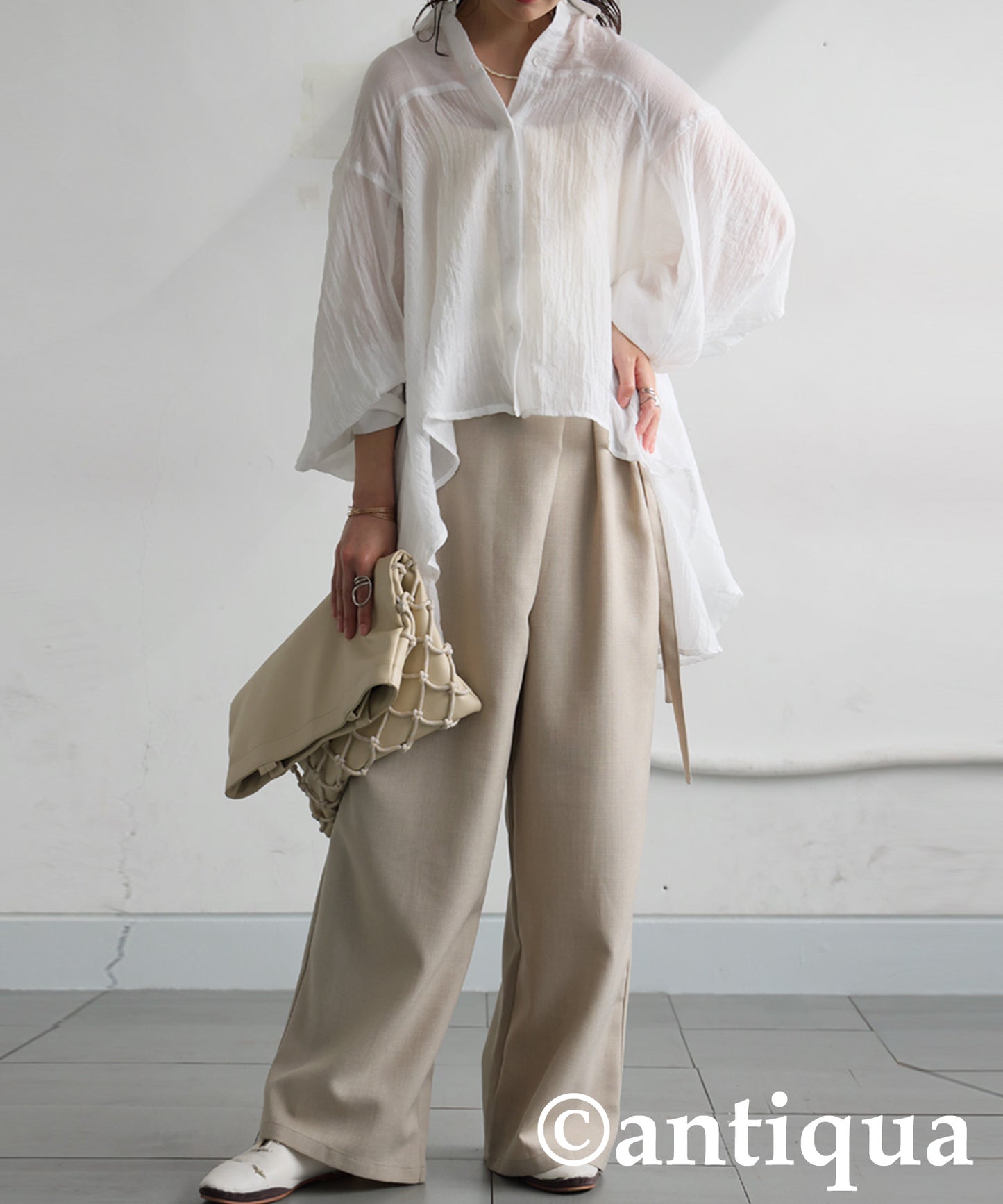 Ladies Fluffy Gauze Shirt