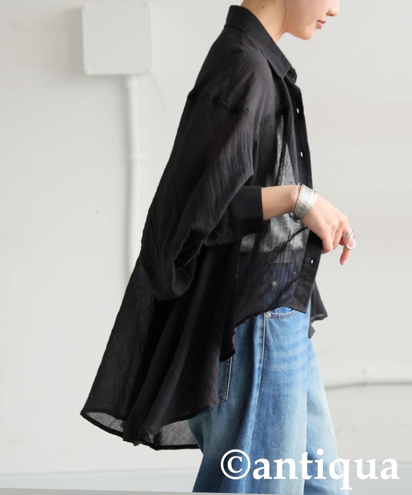 Ladies Fluffy Gauze Shirt