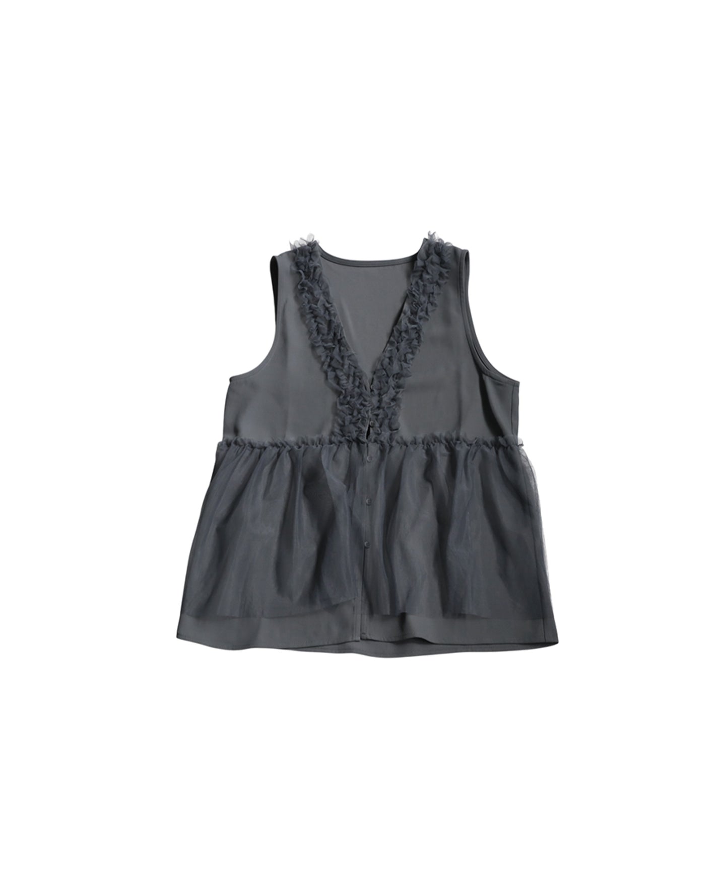 Tulle Frill Vest Ladies