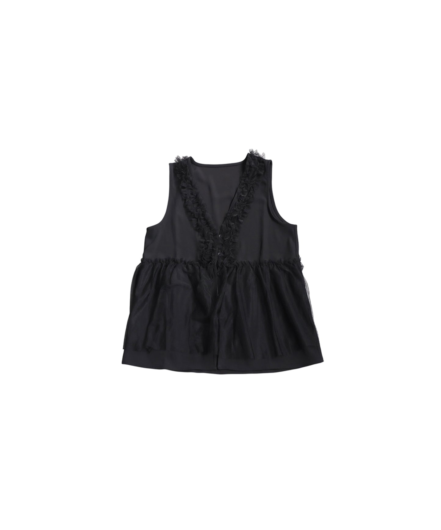 Tulle Frill Vest Ladies