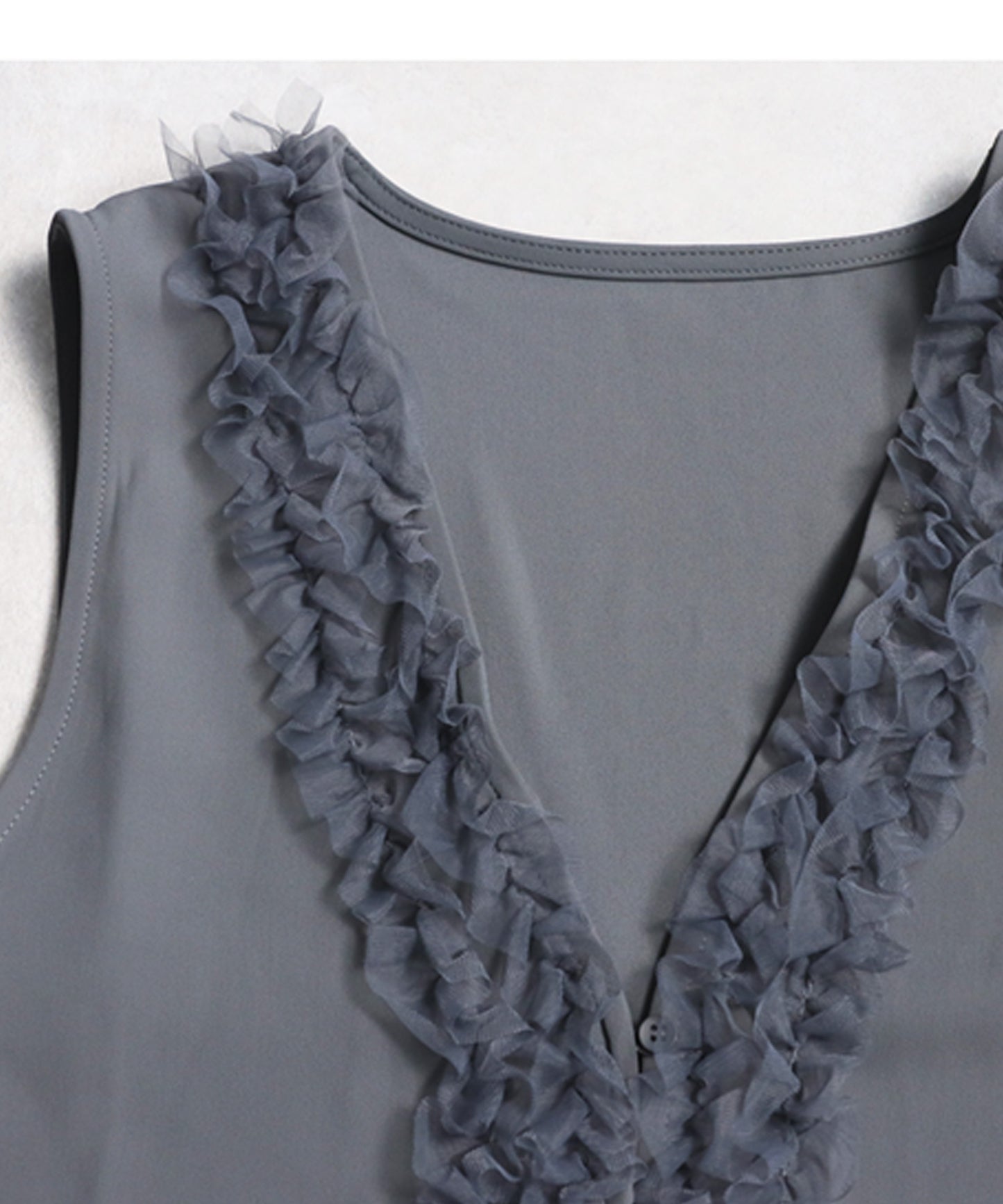 Tulle Frill Vest Ladies