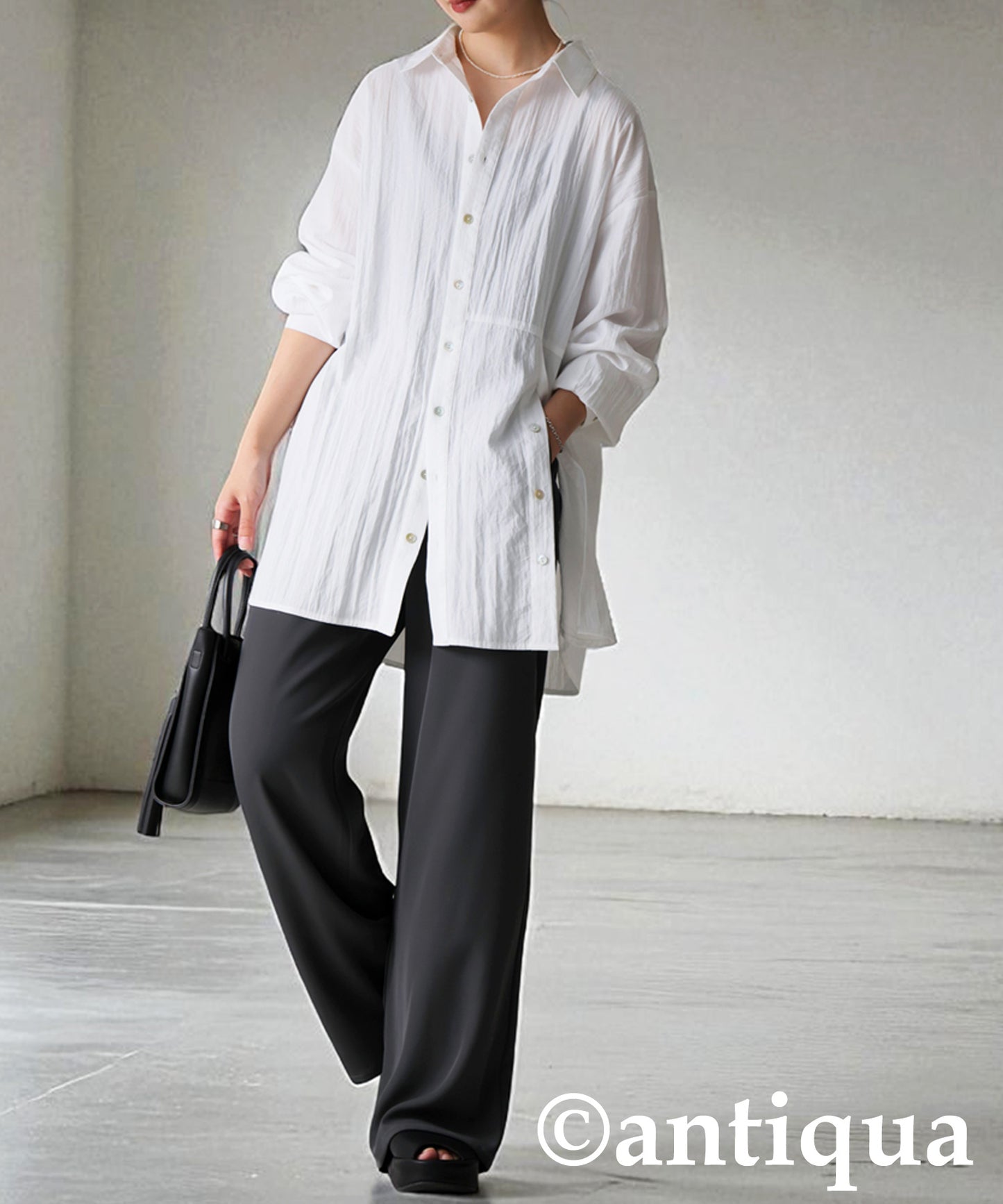 Side Tulle Switching Pants Ladies