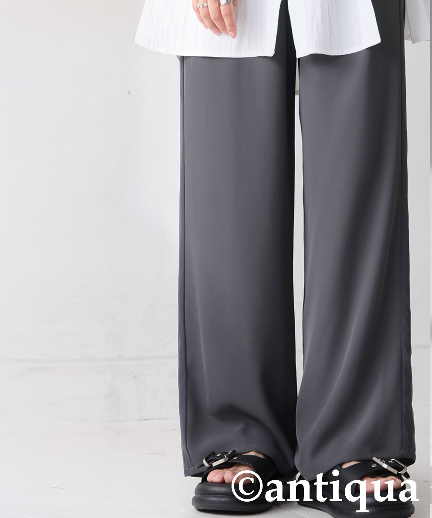Side Tulle Switching Pants Ladies