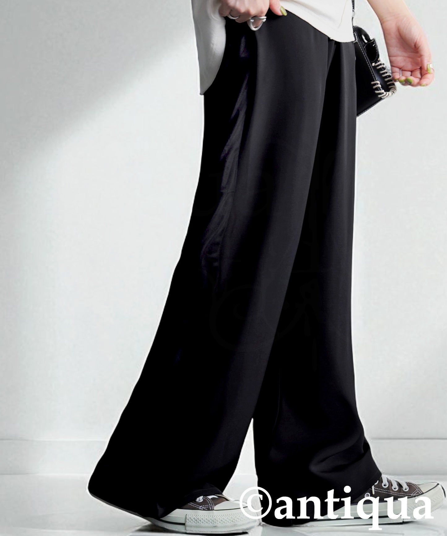 Side Tulle Switching Pants Ladies
