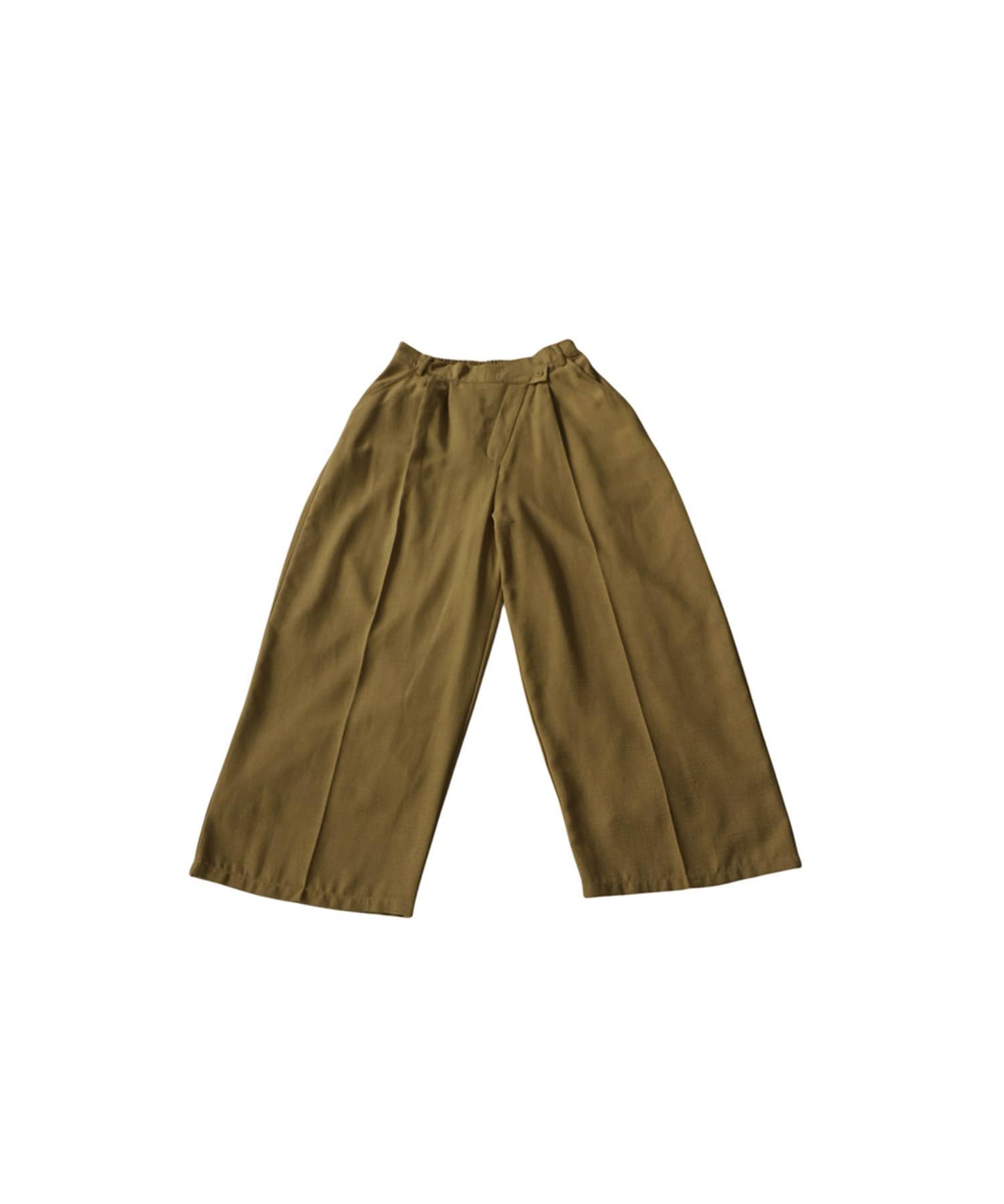 Linen-Like Wide-Leg Pants Ladies