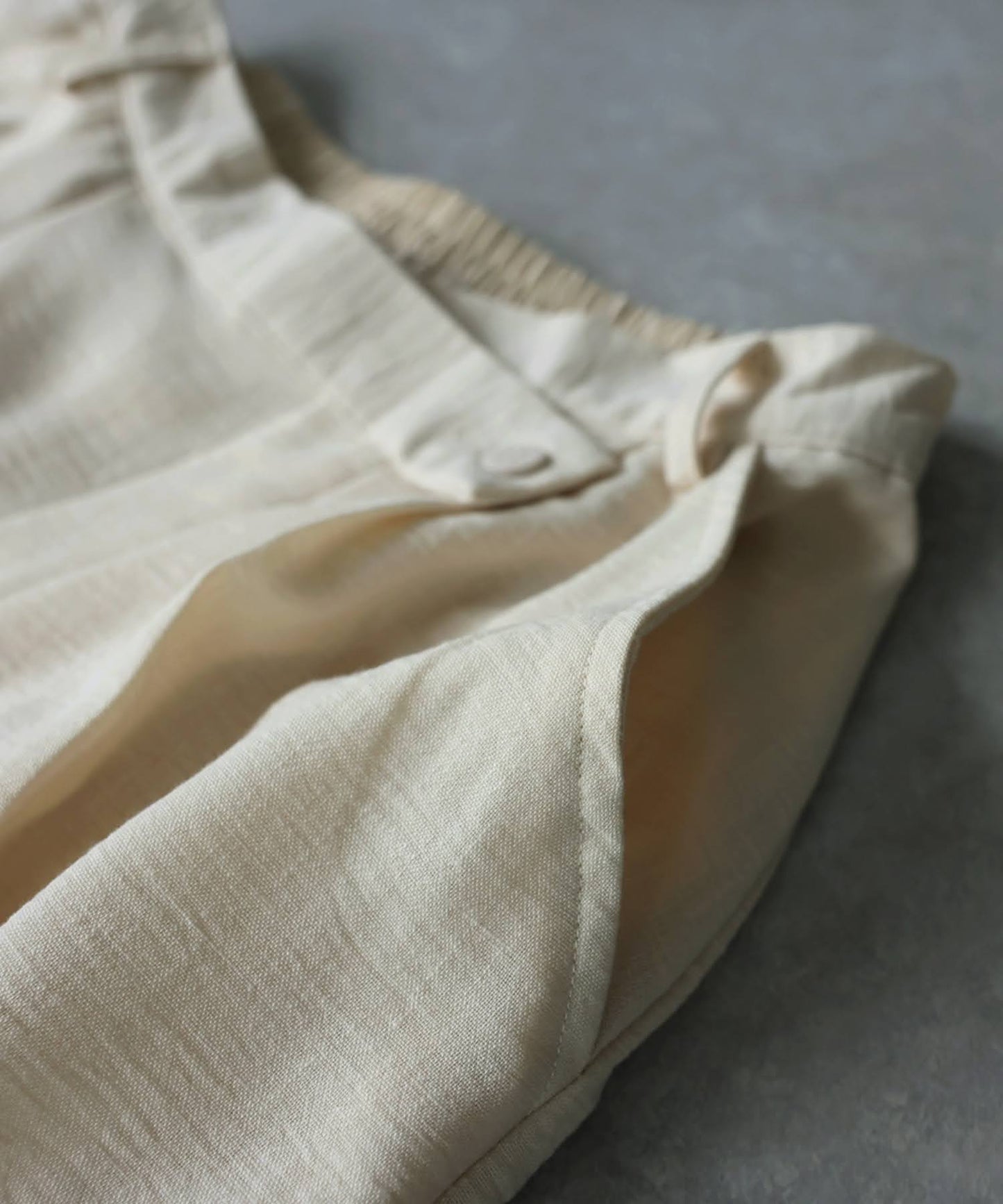 Linen-Like Wide-Leg Pants Ladies