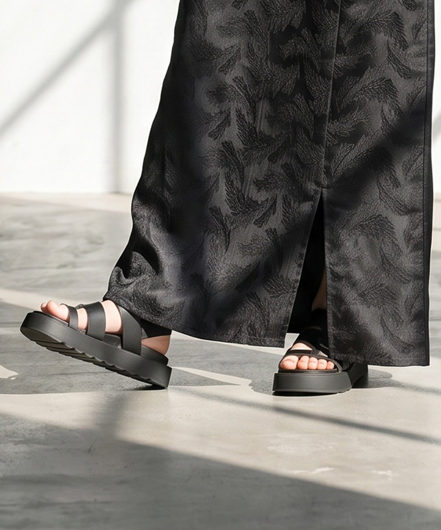 Jacquard A-Line Long Skirt Ladies