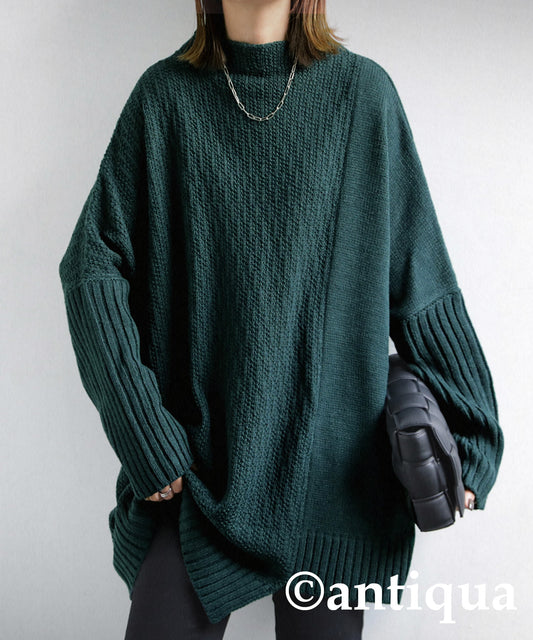 Asymmetric Design Knit Ladies