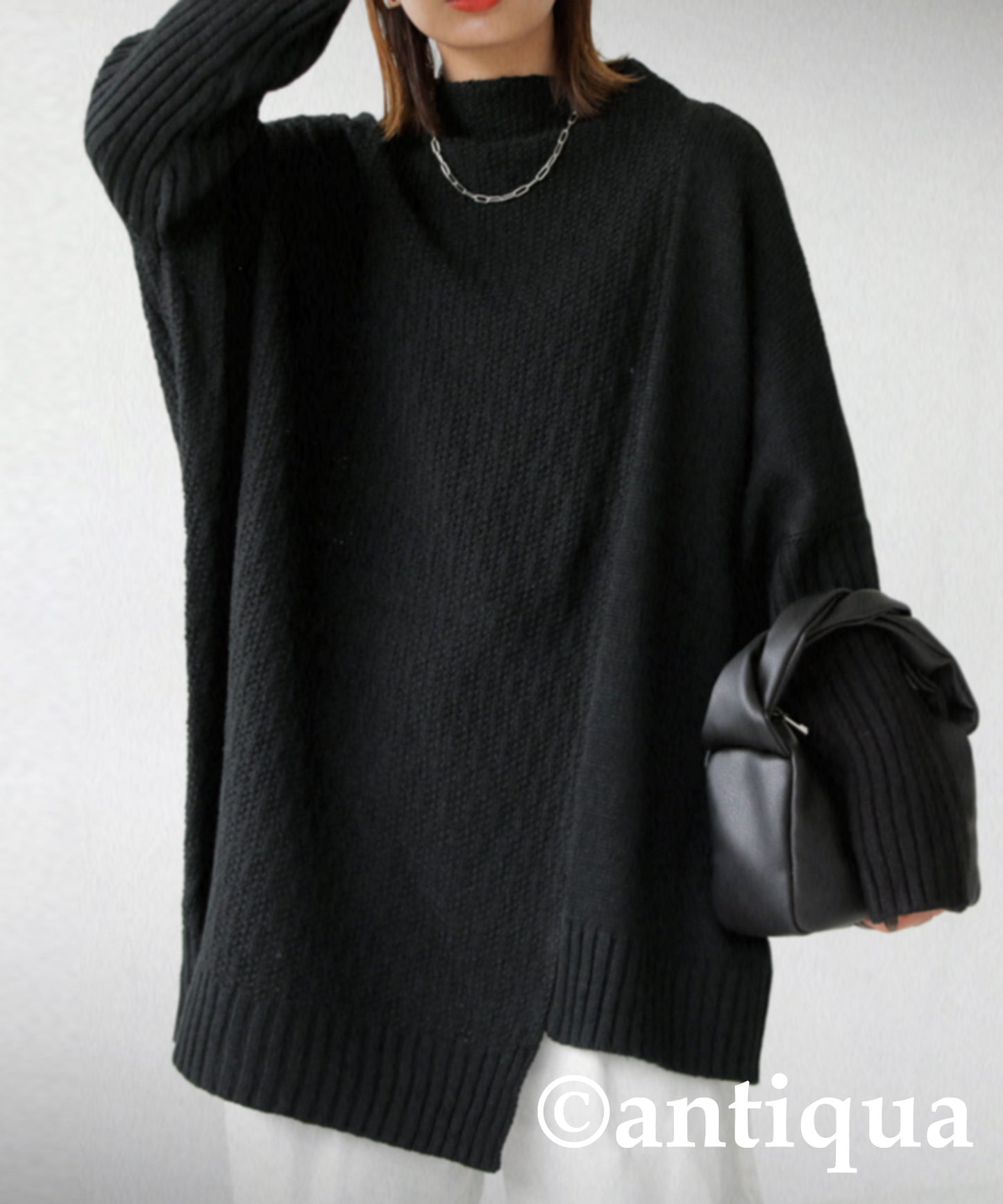 Asymmetric Design Knit Ladies