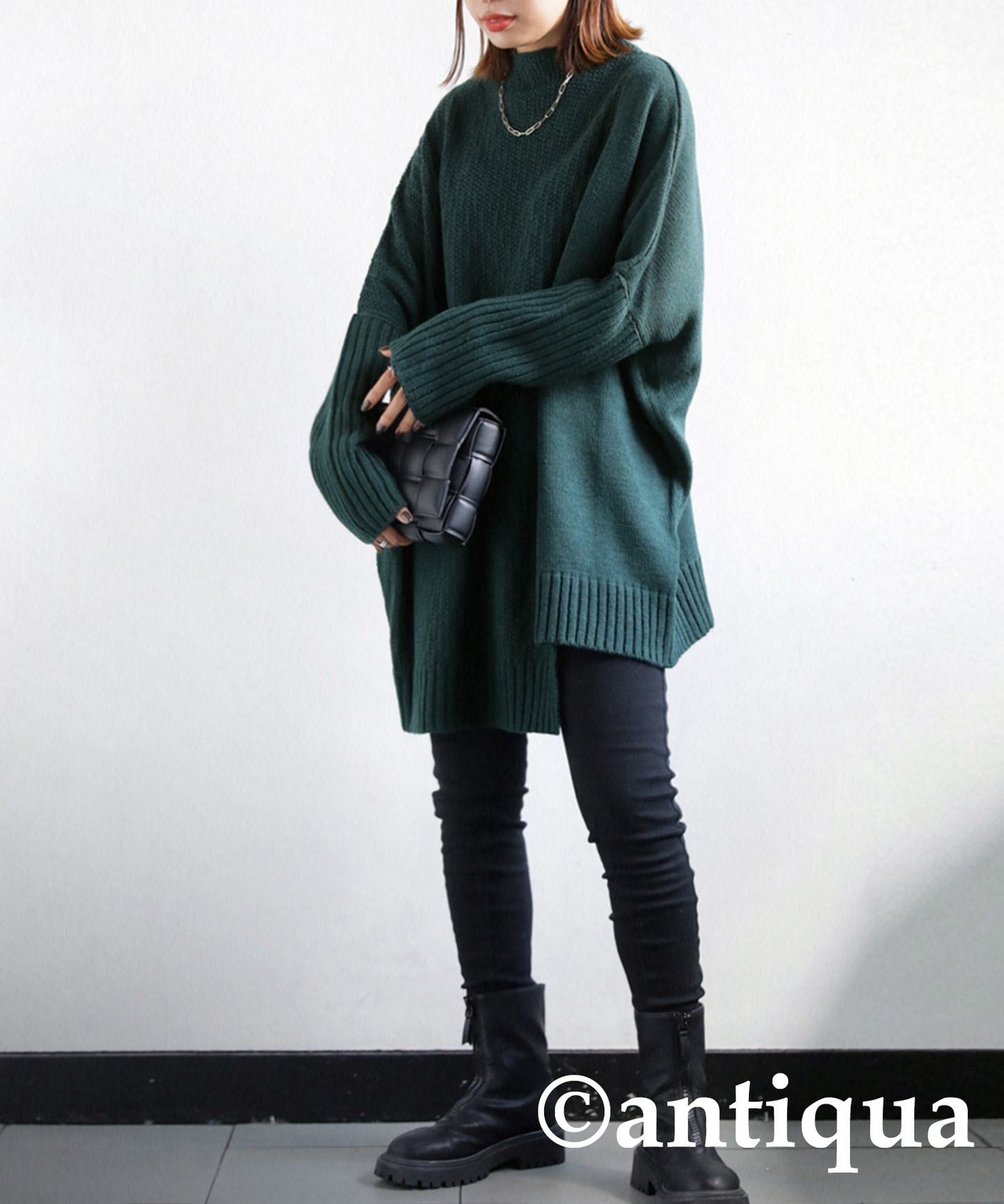 Asymmetric Design Knit Ladies