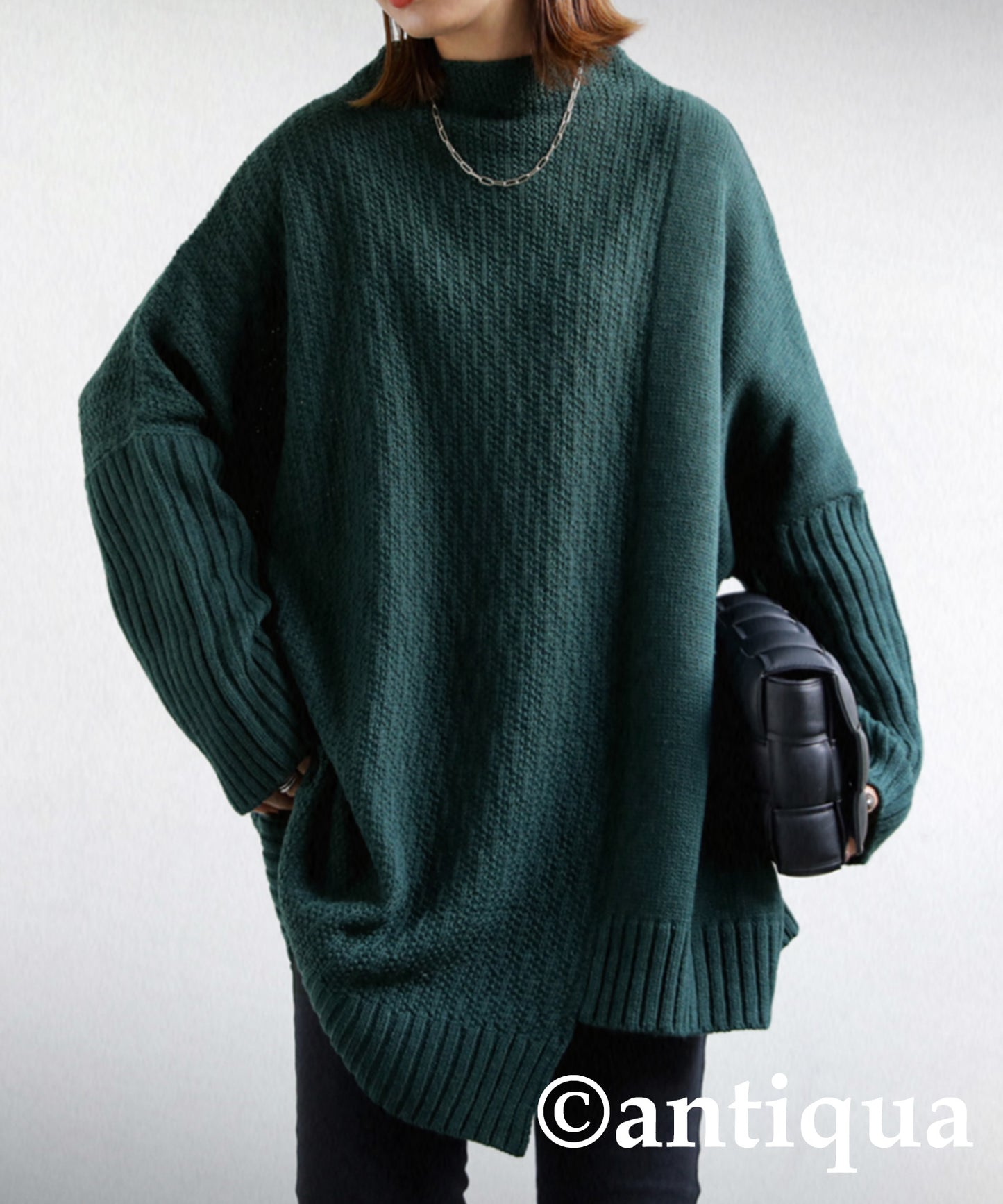 Asymmetric Design Knit Ladies