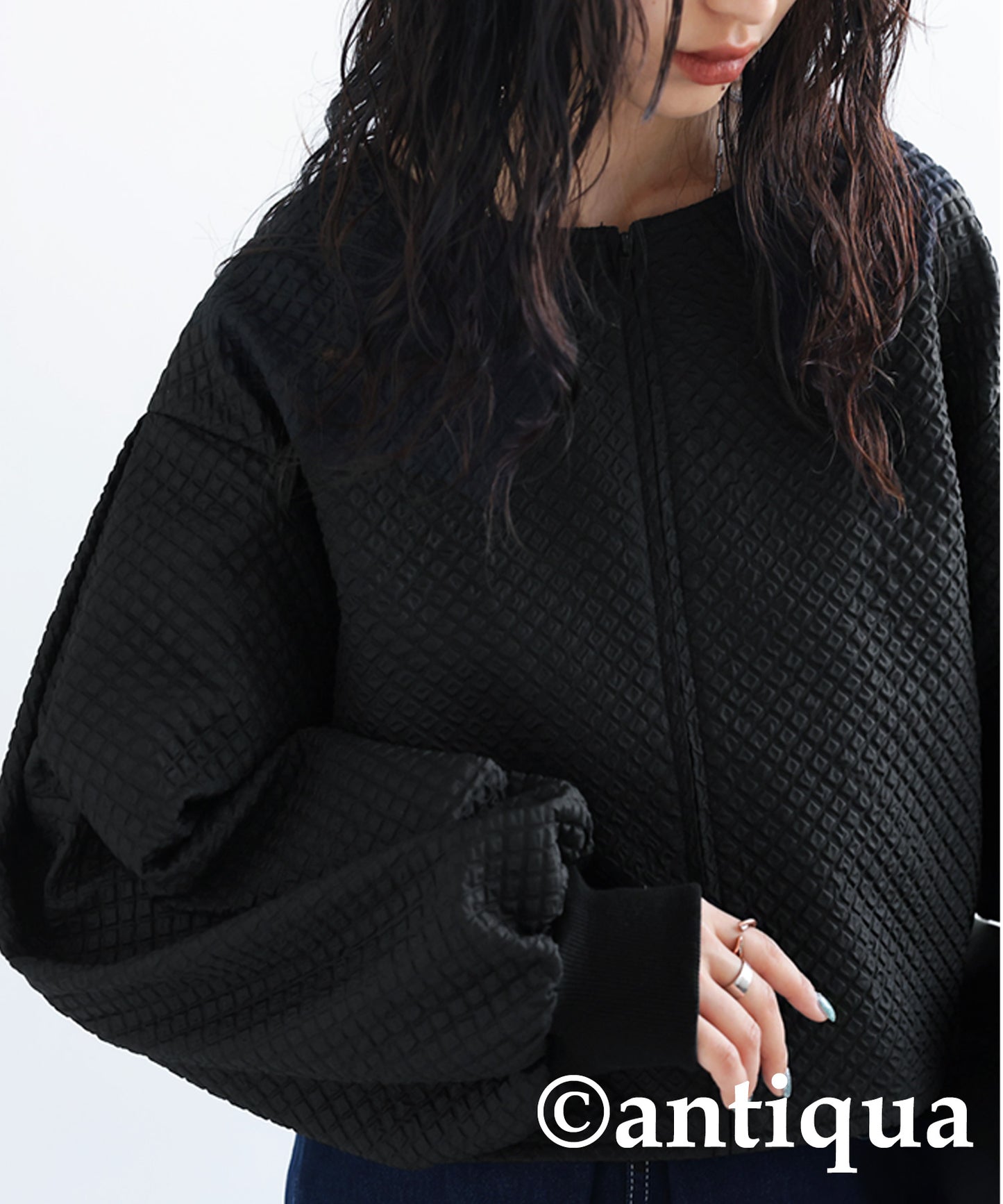 Ladies Jacket Long-Sleeve No Collar Jacket