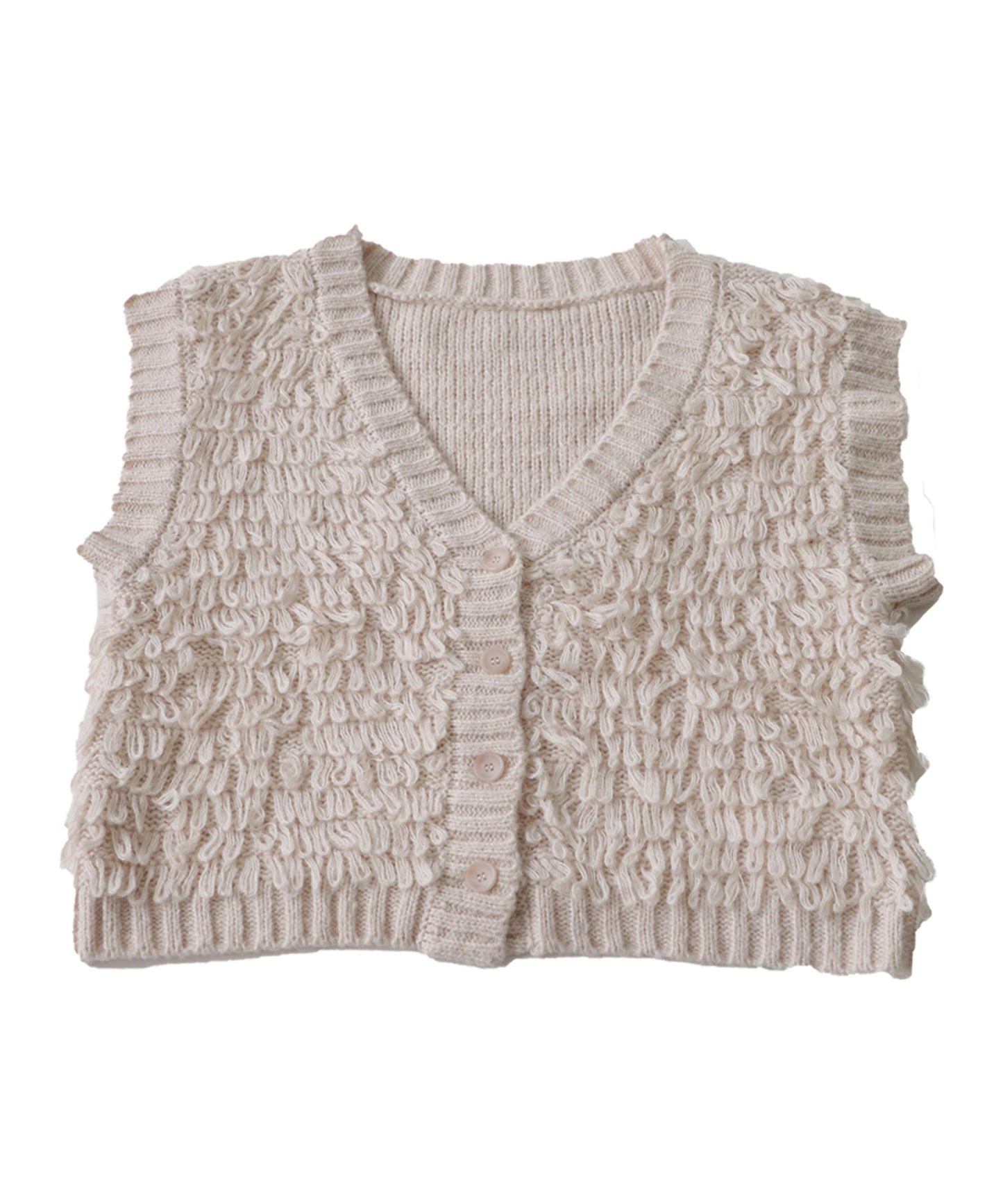 Loop Knit Vest Ladies