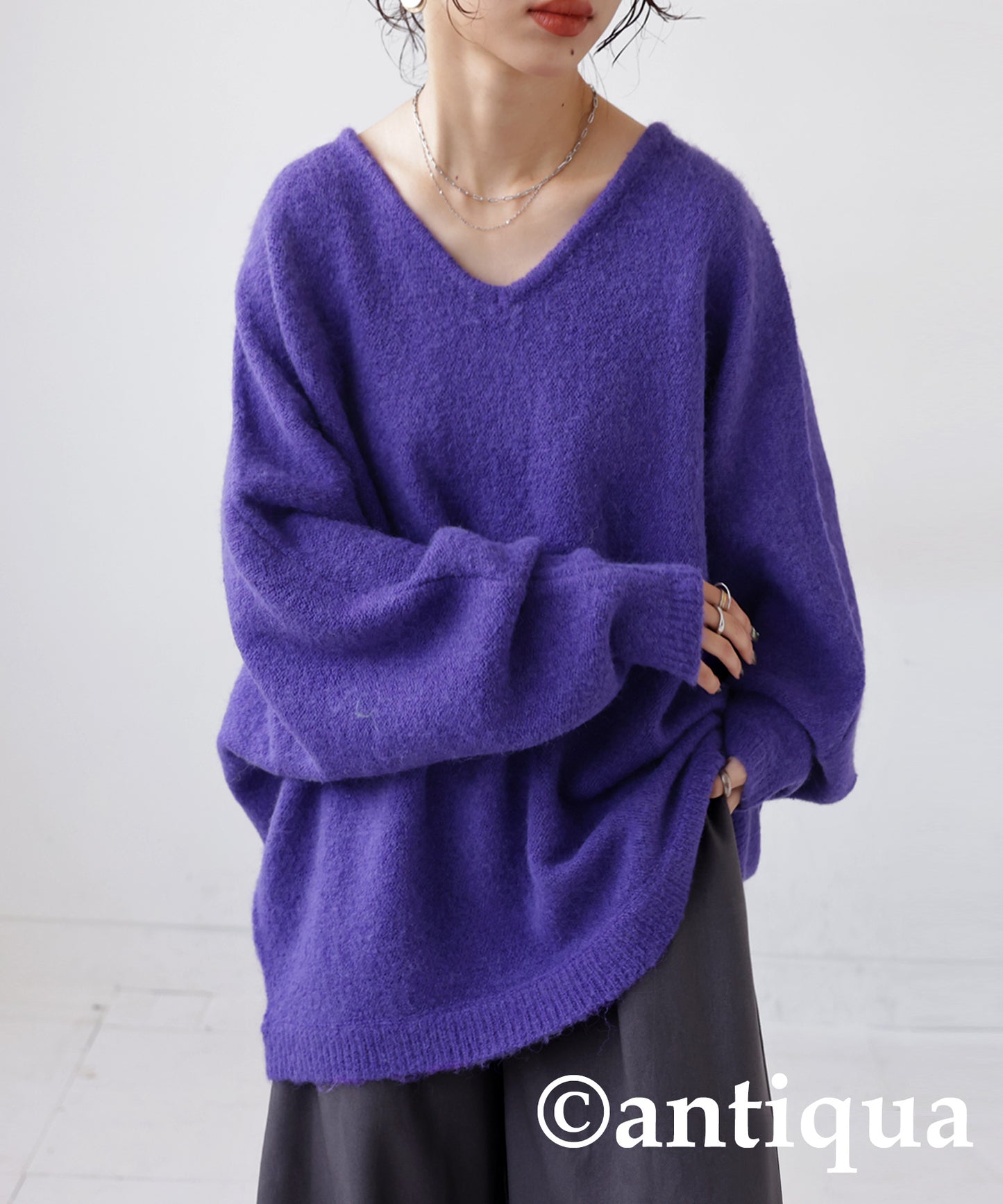 Plain stitch knit Ladies