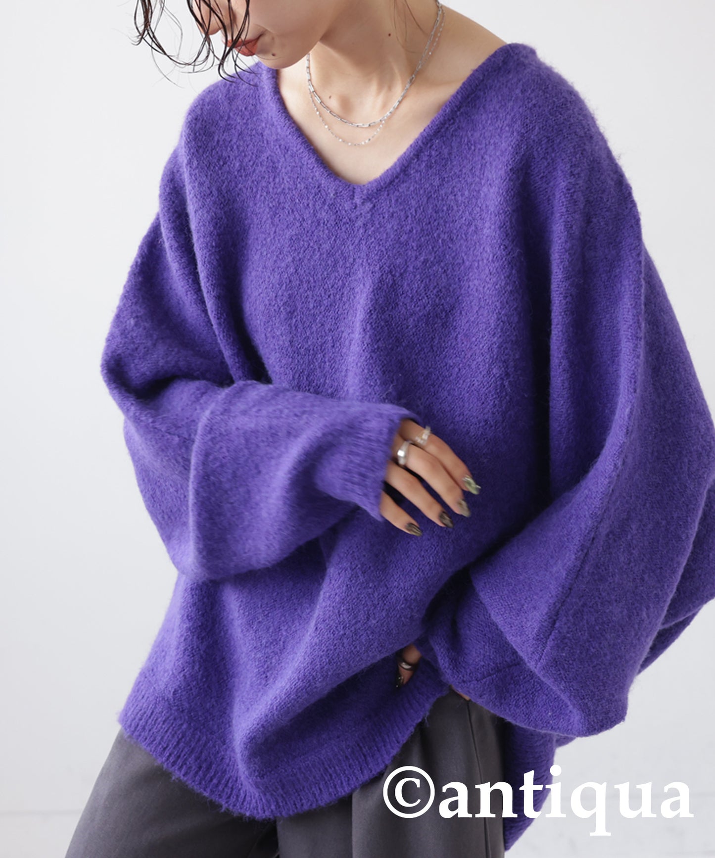 Plain stitch knit Ladies