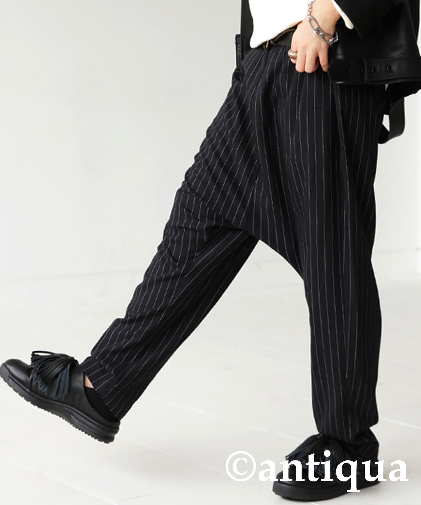 Ladies Saruel strip pants