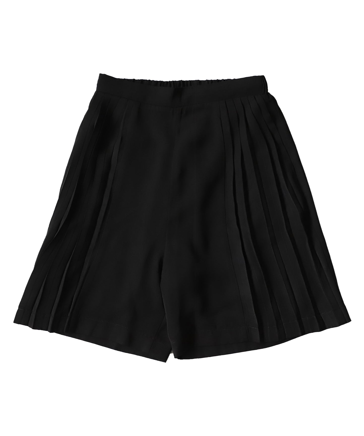 Pleated short pants Ladies