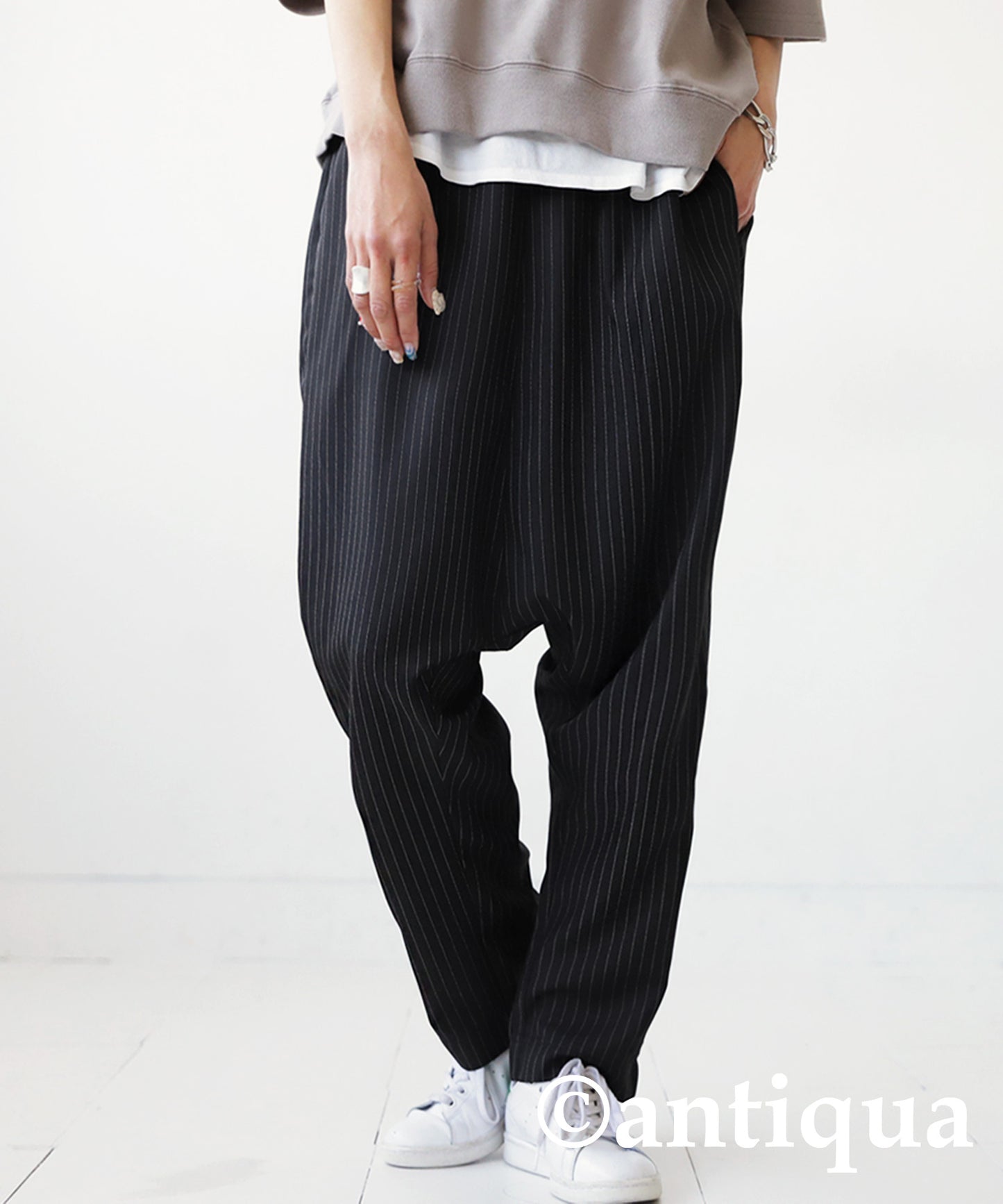 Vertical Striped Ladiess sarouel pants