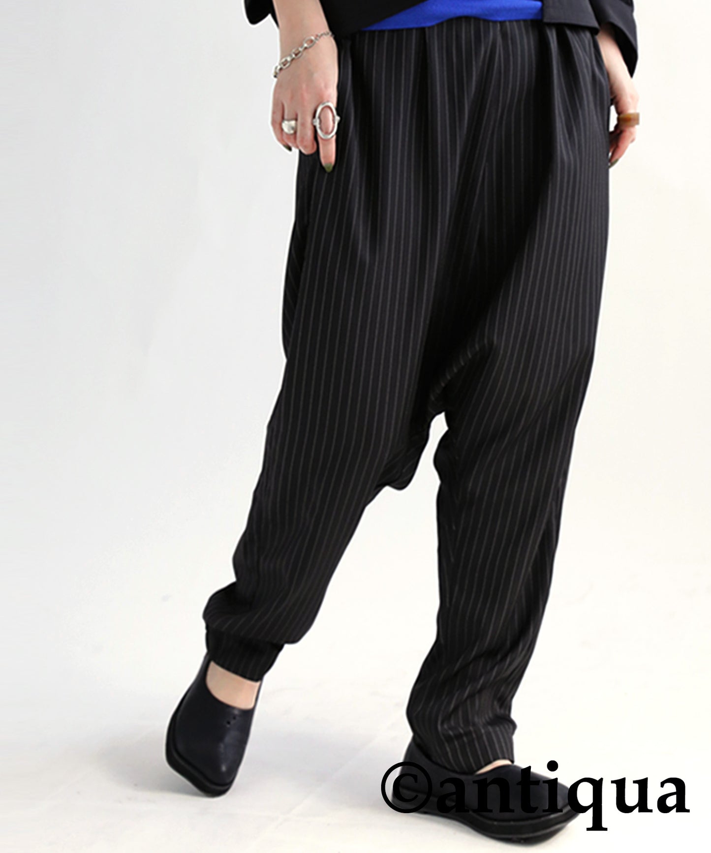 Vertical Striped Ladiess sarouel pants