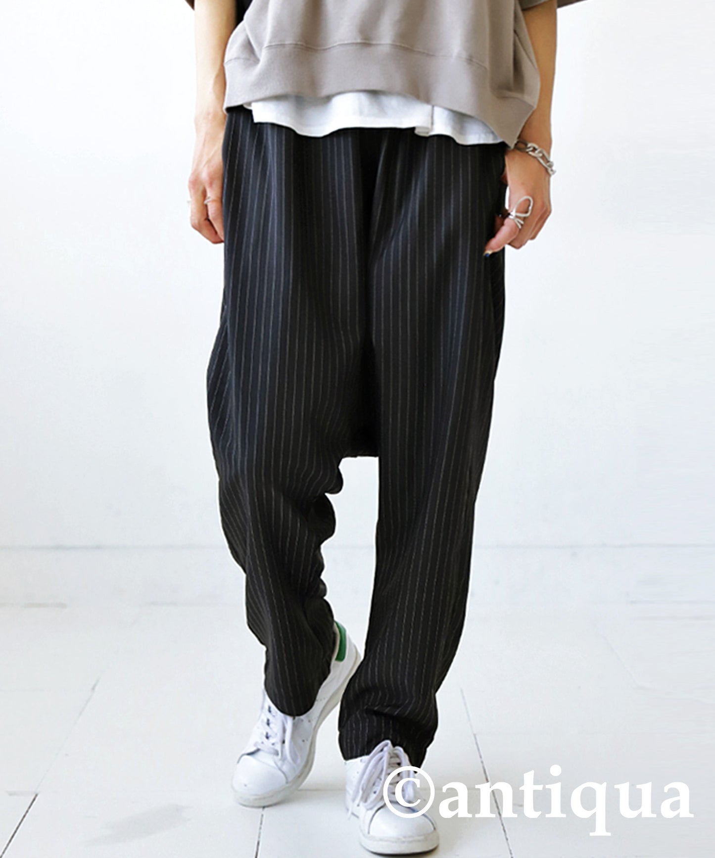 Vertical Striped Ladiess sarouel pants