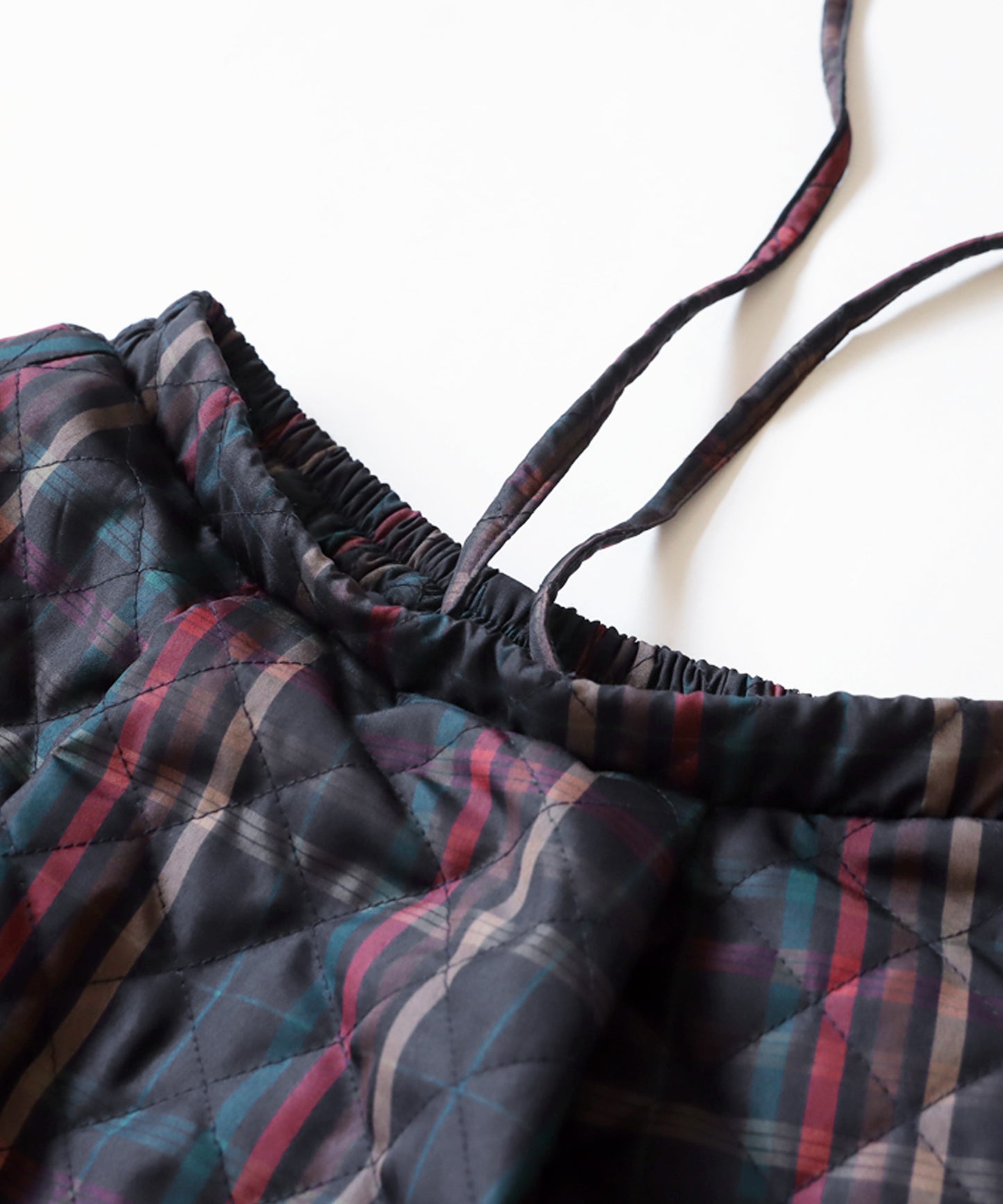 Quilting tartan check skirt Ladies