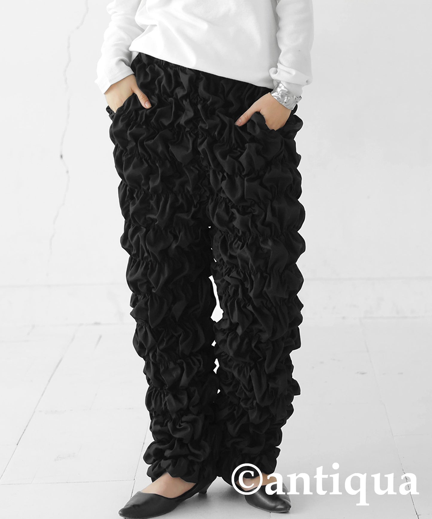 Shirring Pants Ladies